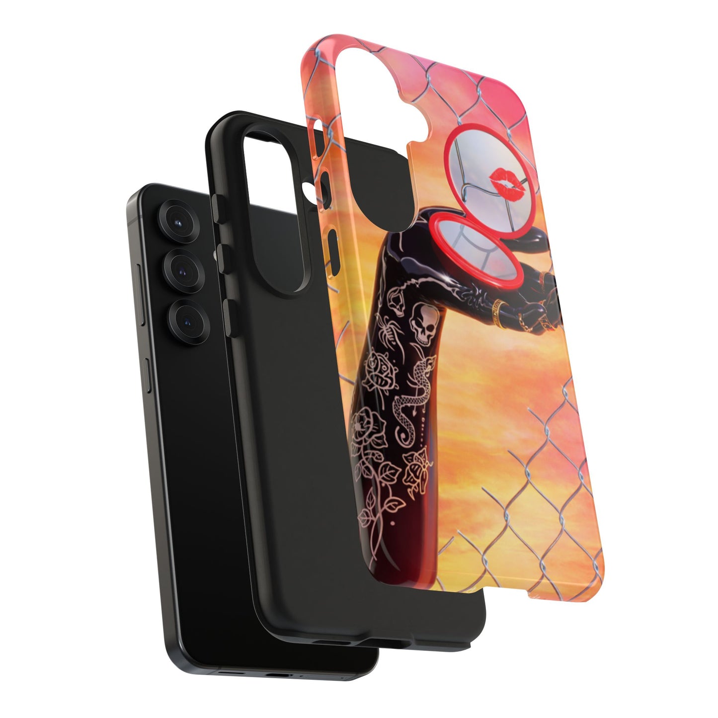 Los Angelez Made x Compact Kiss Tough Phone Case