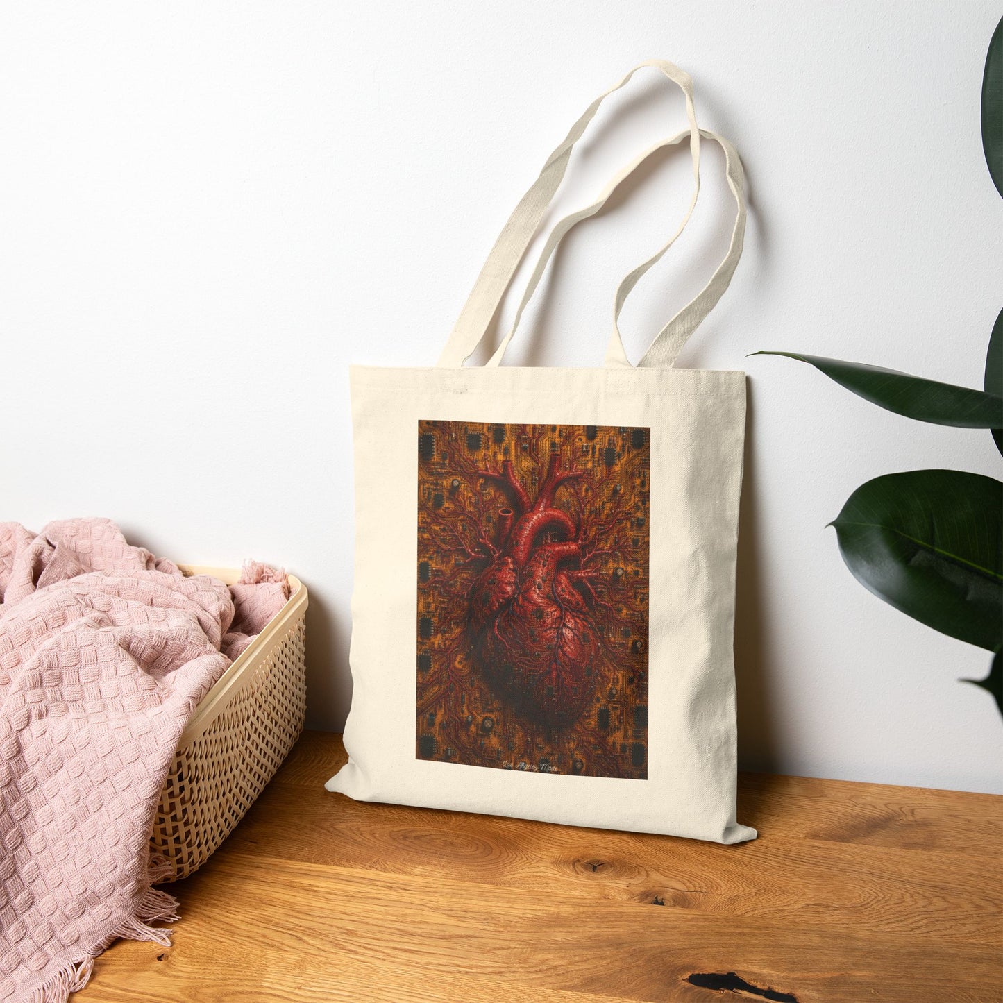 Los Angelez Made x Chrome Heart Canvas Tote Bag