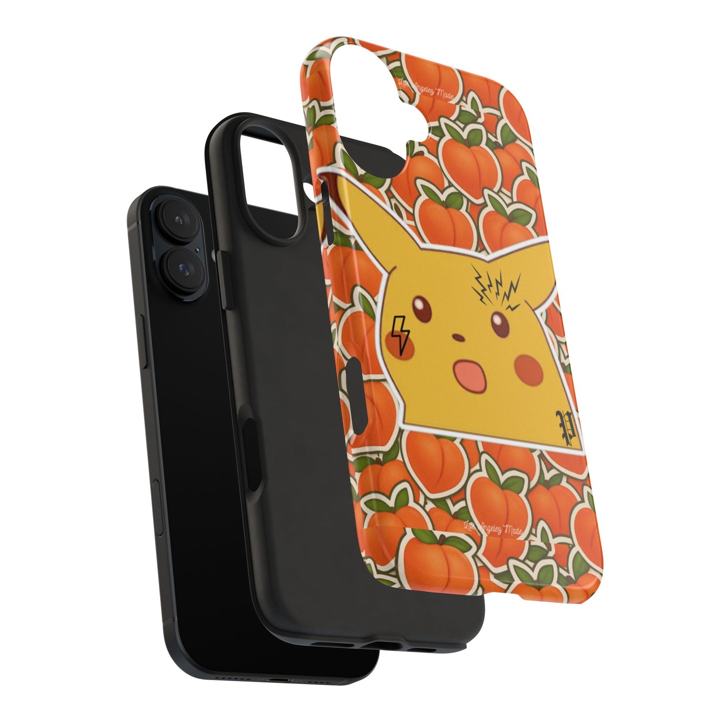 Los Angelez Made x Shocked Pika Peach Tough Phone Case
