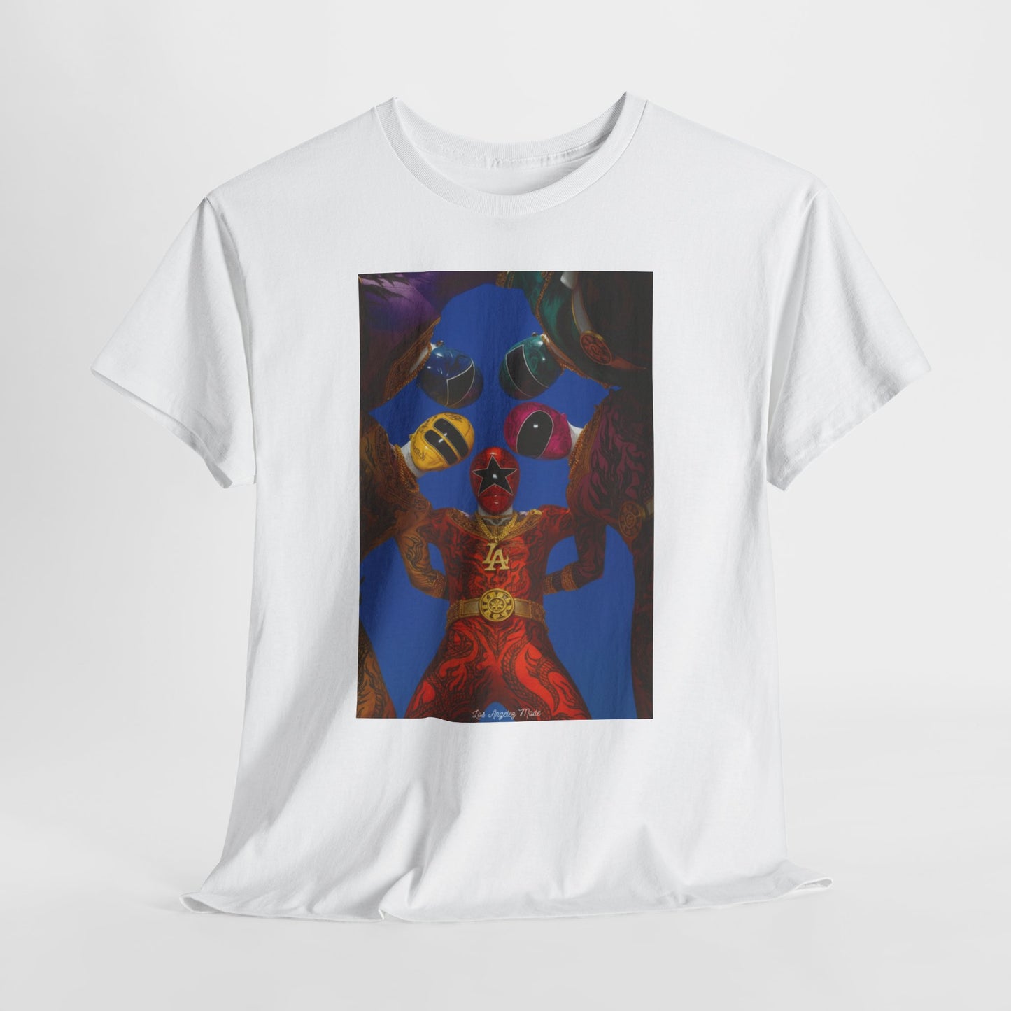Los Angelez Made x Power Rangers Unisex Heavy Cotton T-Shirt