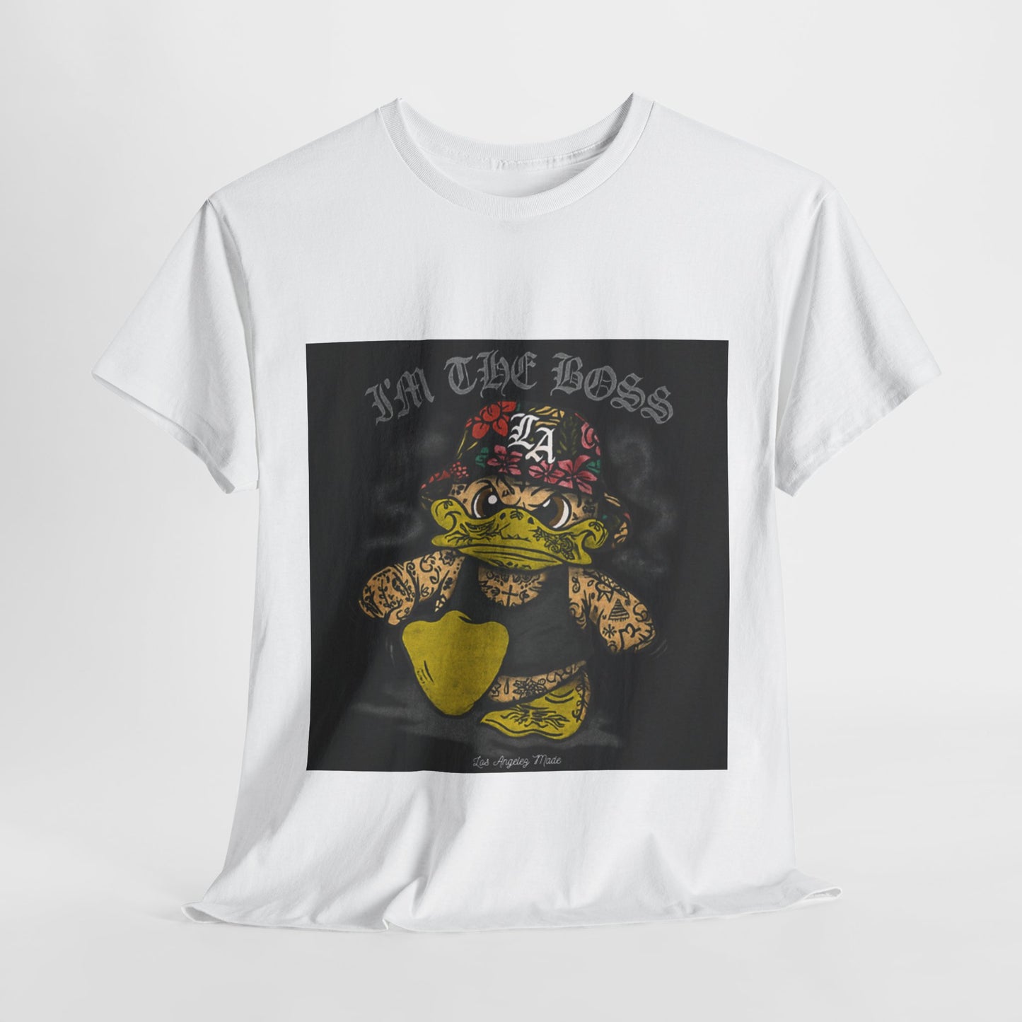 Los Angelez Made x I'm The Boss Duck Unisex Heavy Cotton T-Shirt
