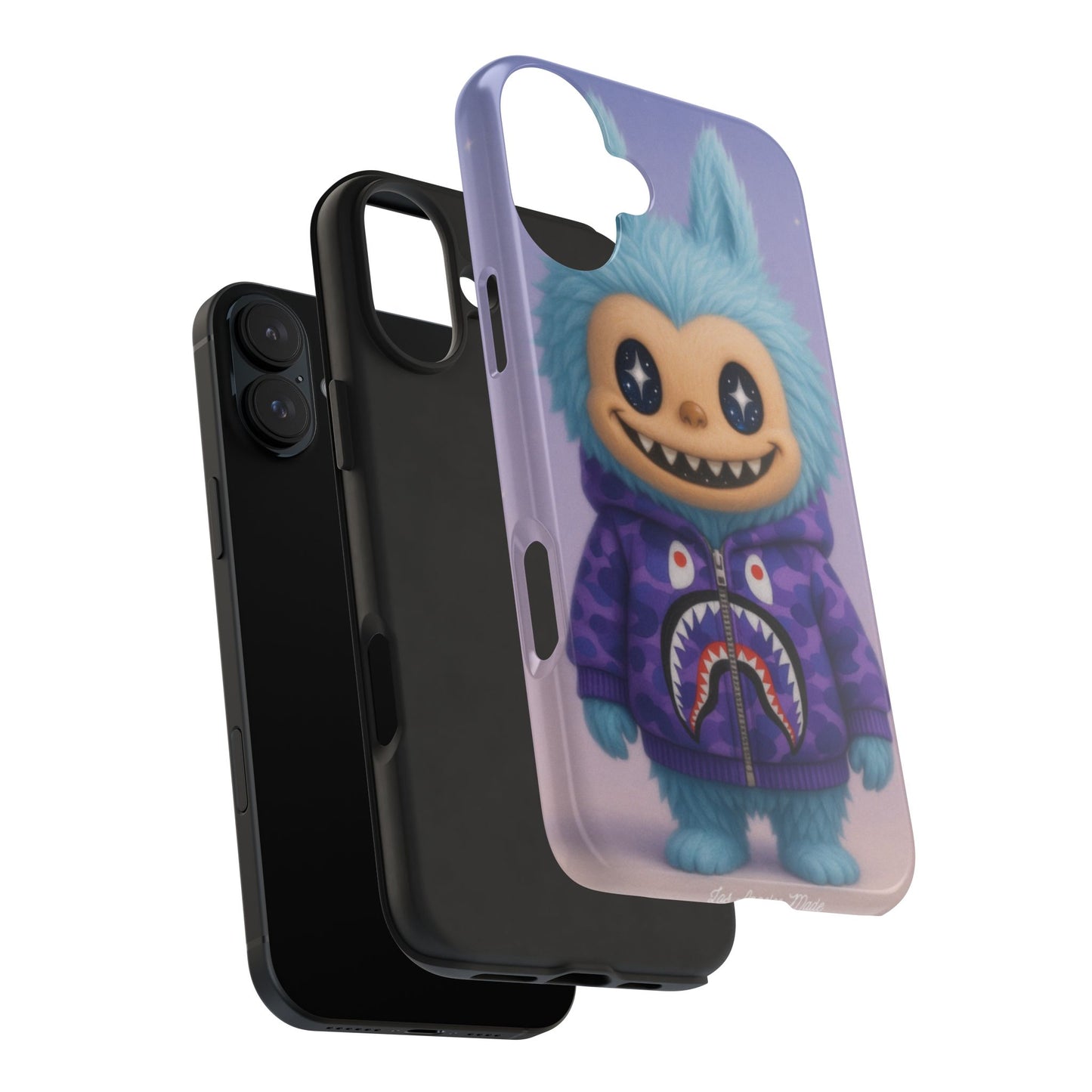 Los Angelez Made x Labubu BAPE Hoodie Tough Phone Case