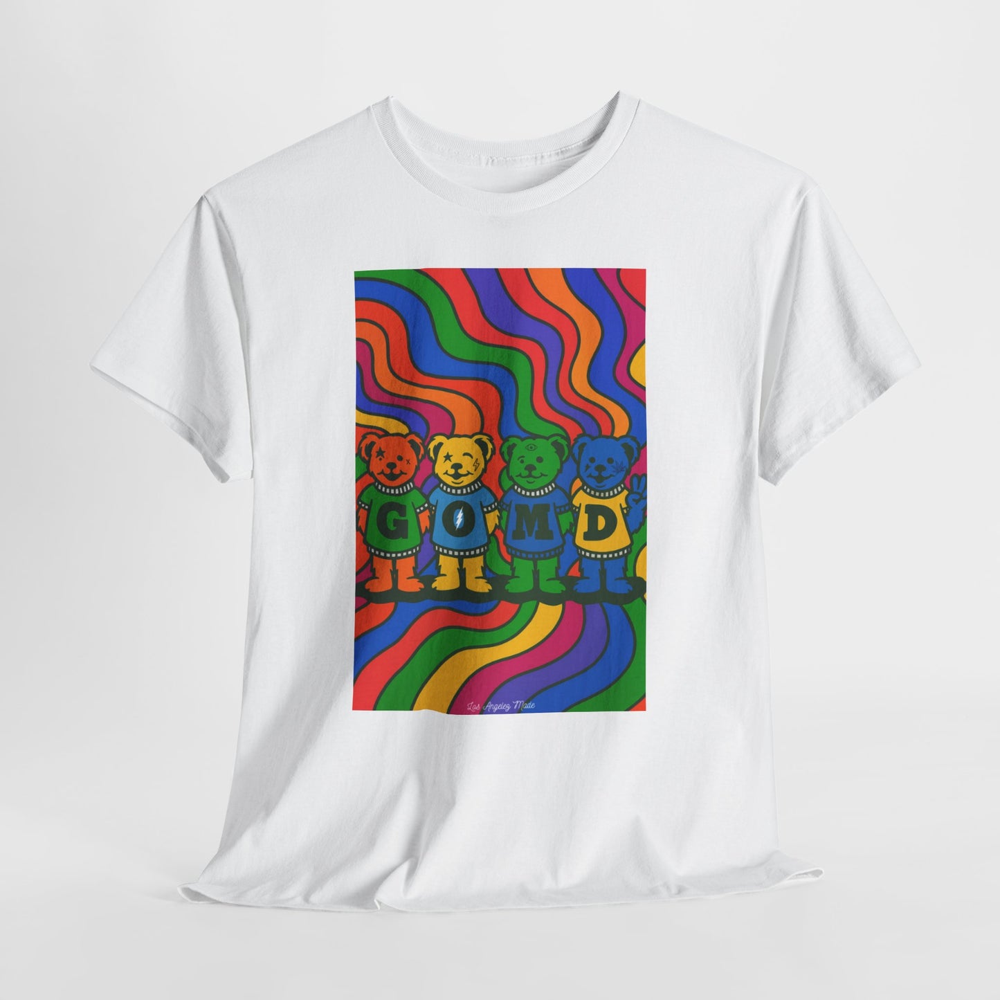 Los Angelez Made x G.O.M.D. Cheer Bears Unisex Heavy Cotton T-Shirt