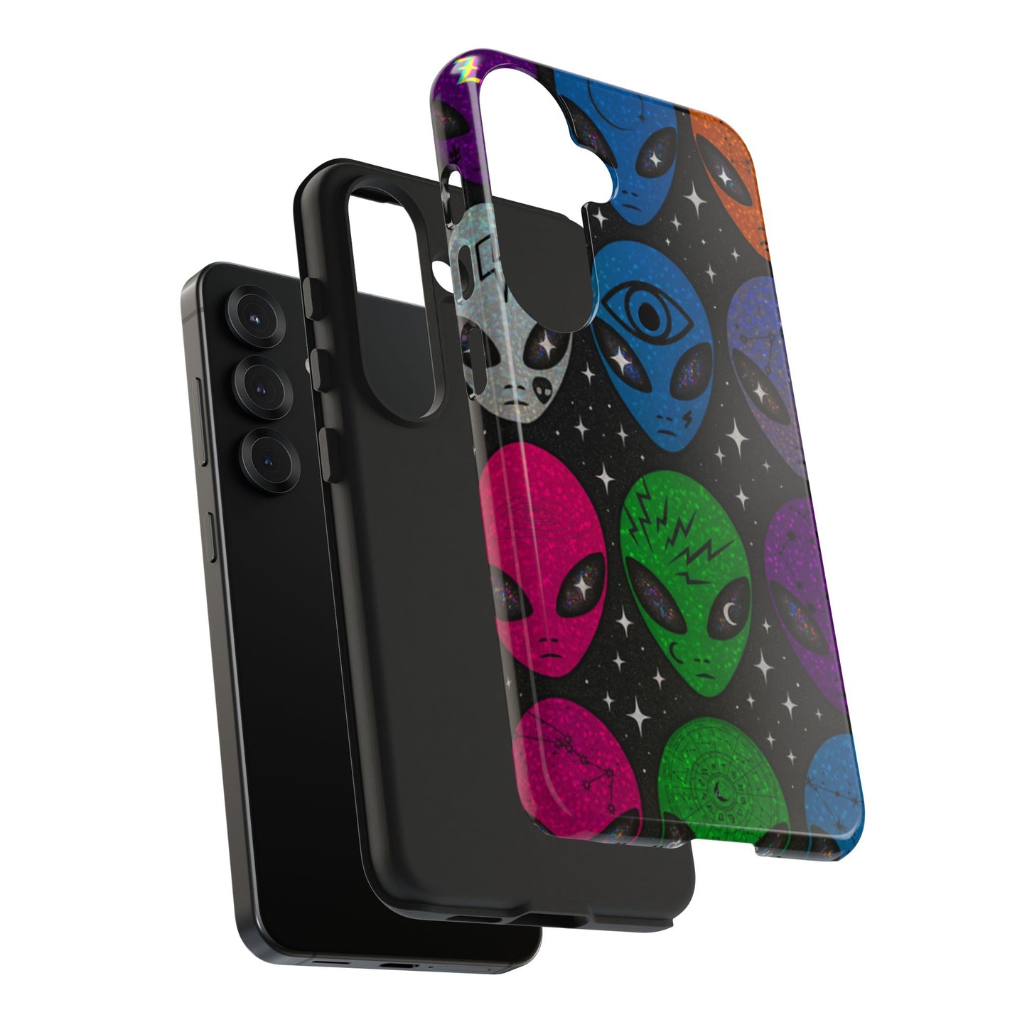 Los Angelez Made x Y2K Alien Sticker Sheet Tough Phone Case