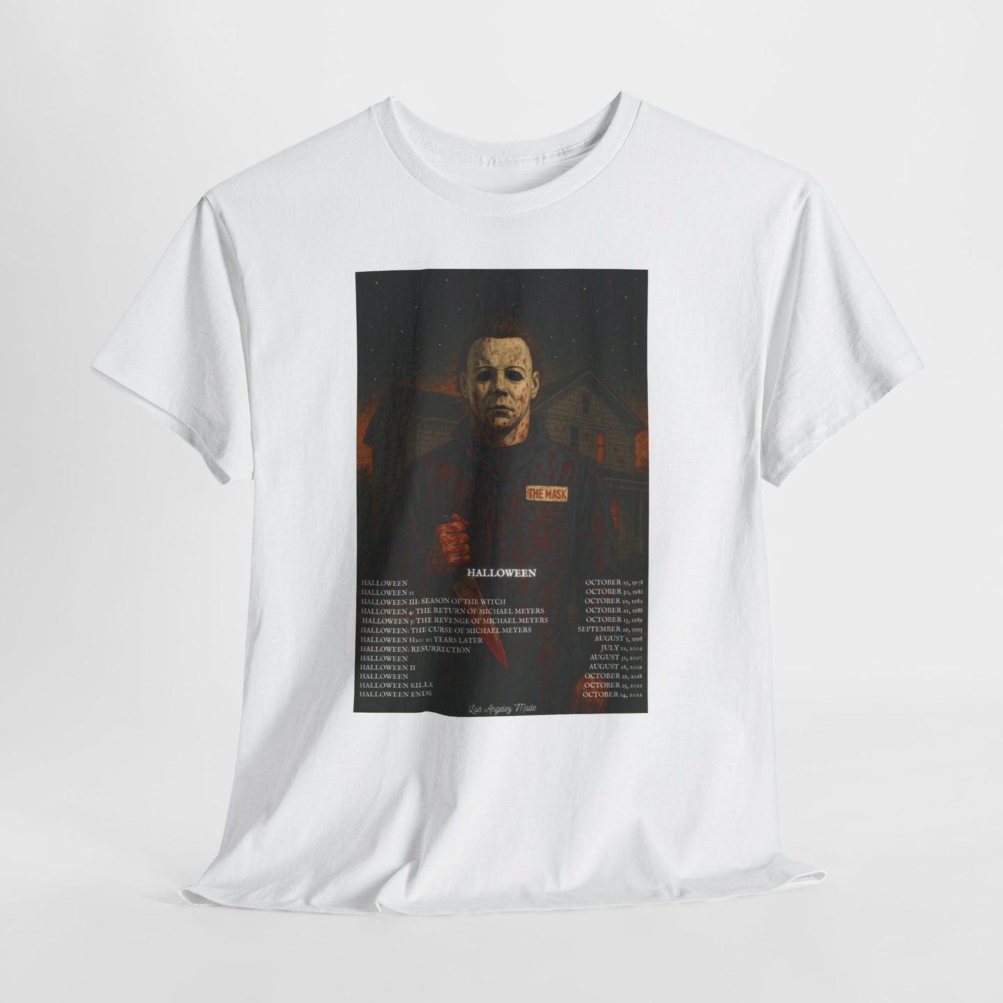 Los Angelez Made x Halloween Michael Meyers Unisex Heavy Cotton T-Shirt