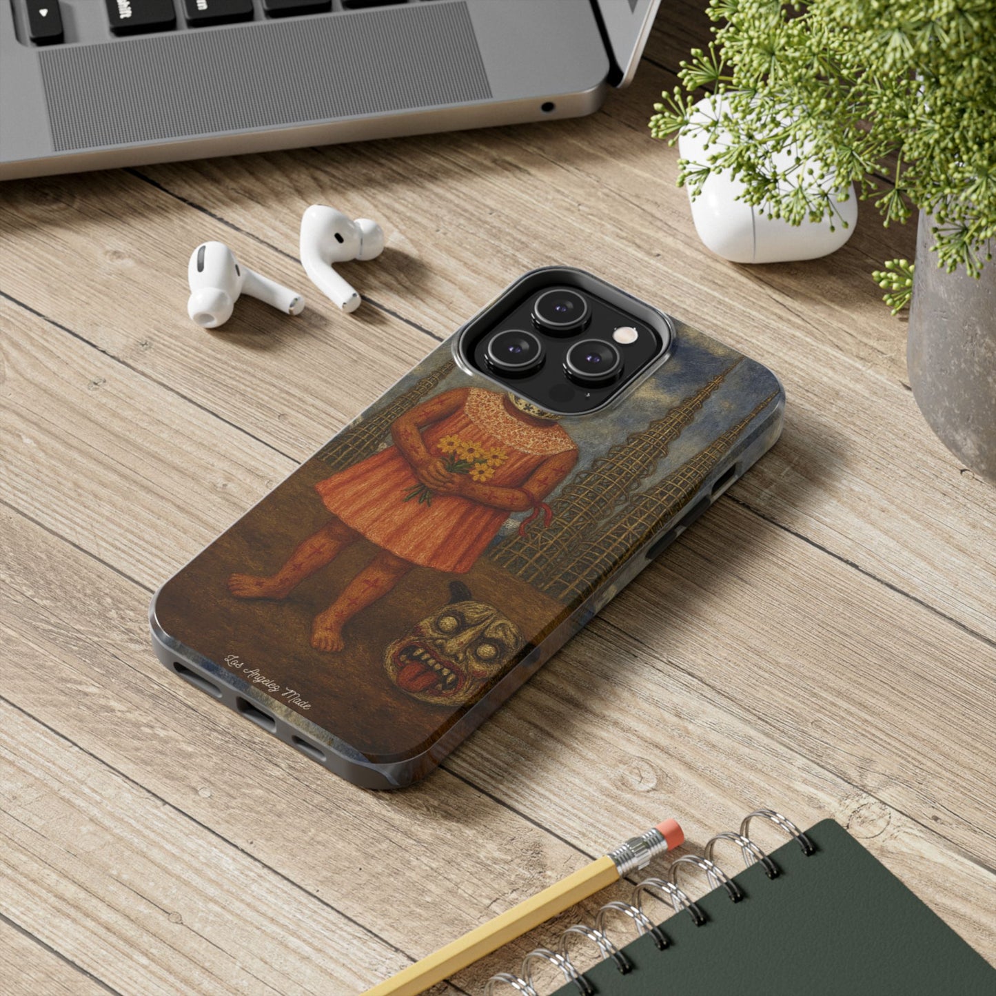 Los Angelez Made x Girl With Death Mask Tough Phone Case