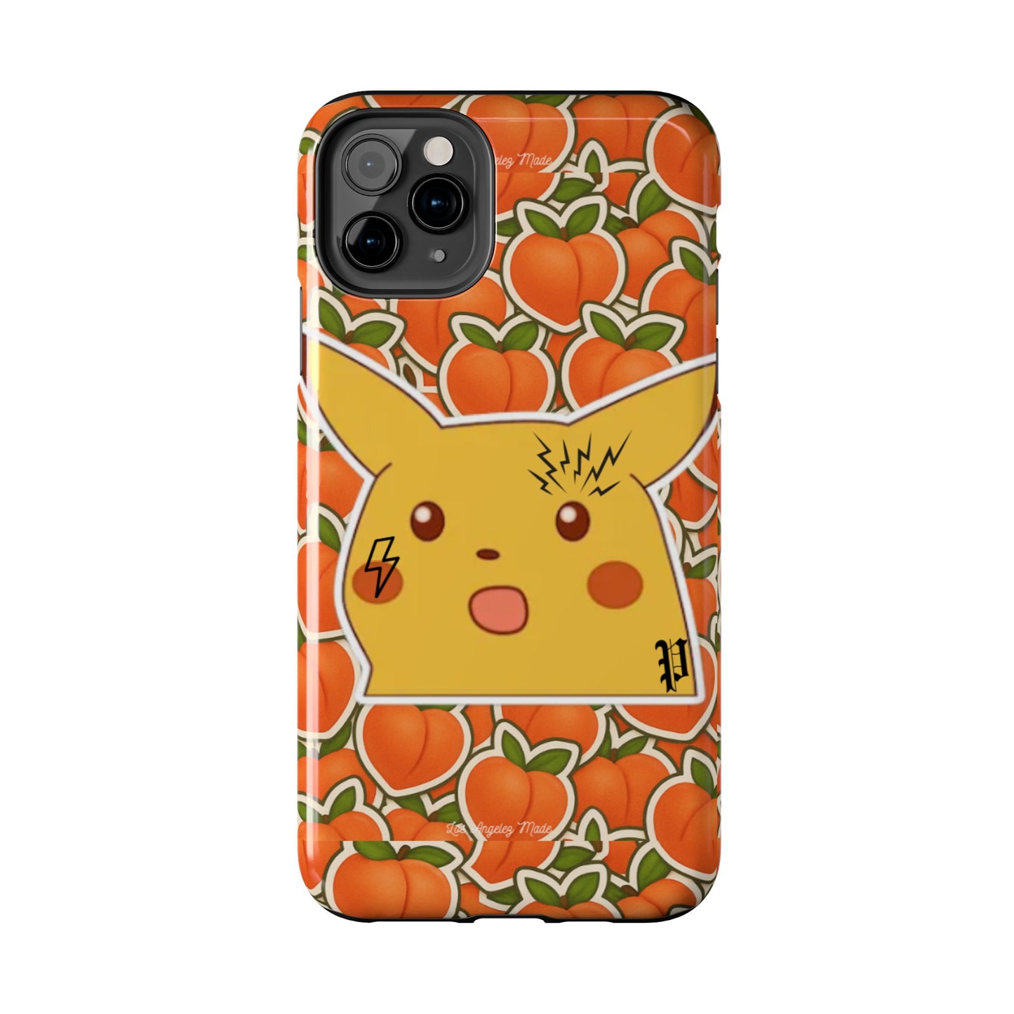 Los Angelez Made x Shocked Pika Peach Tough Phone Case