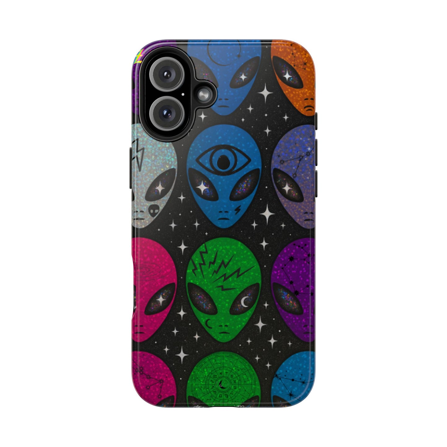 Los Angelez Made x Y2K Alien Sticker Sheet Tough Phone Case