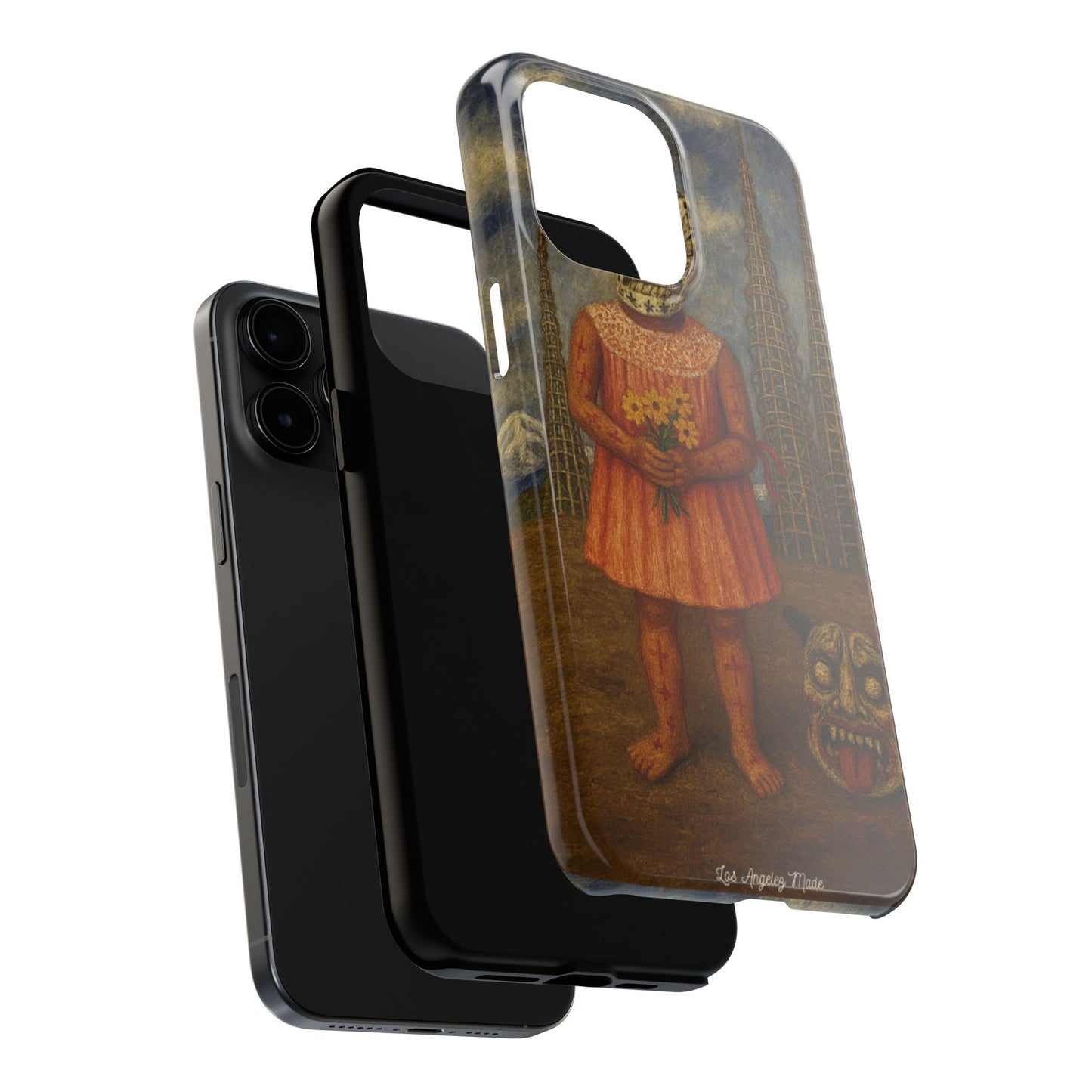 Los Angelez Made x Girl With Death Mask Tough Phone Case