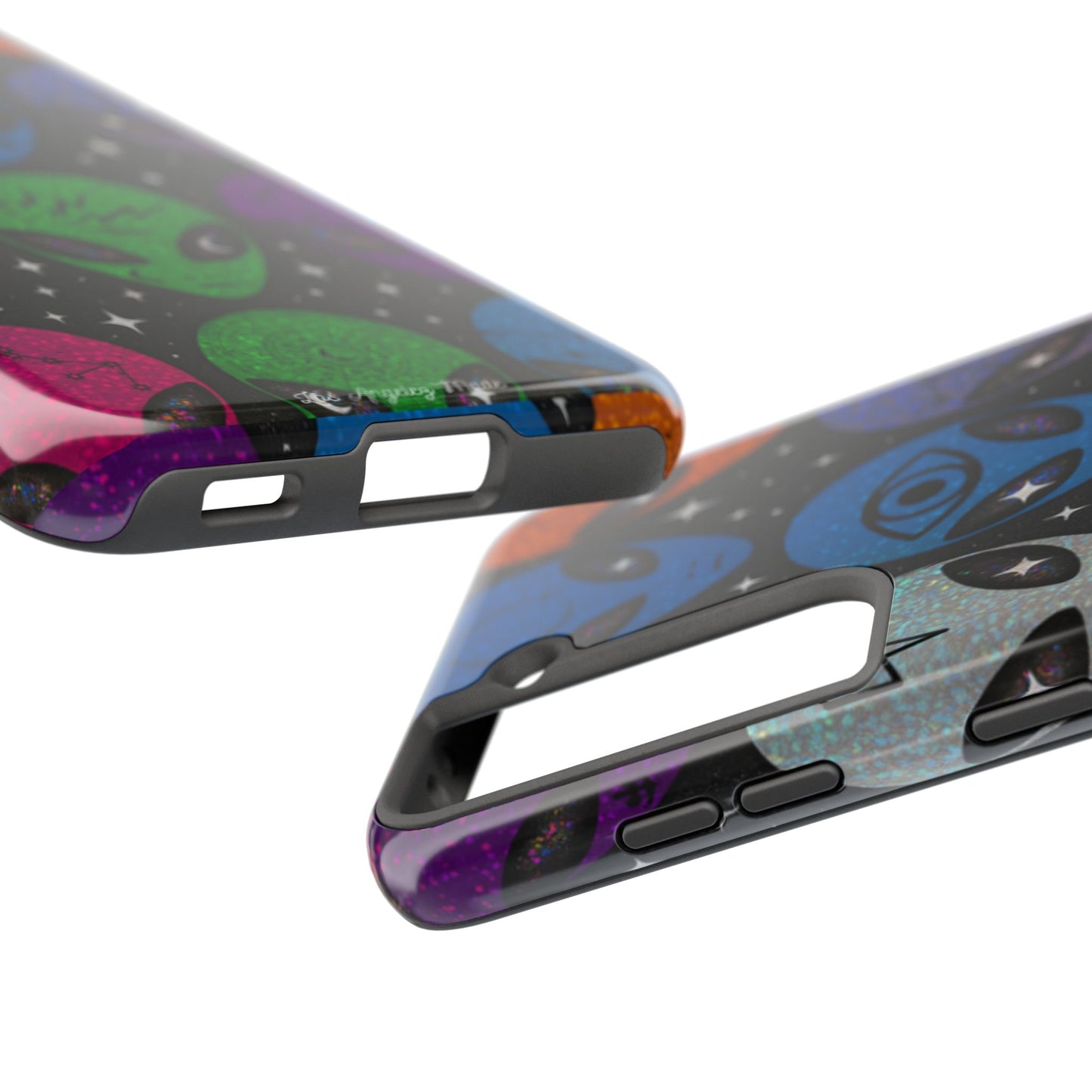 Los Angelez Made x Y2K Alien Sticker Sheet Tough Phone Case