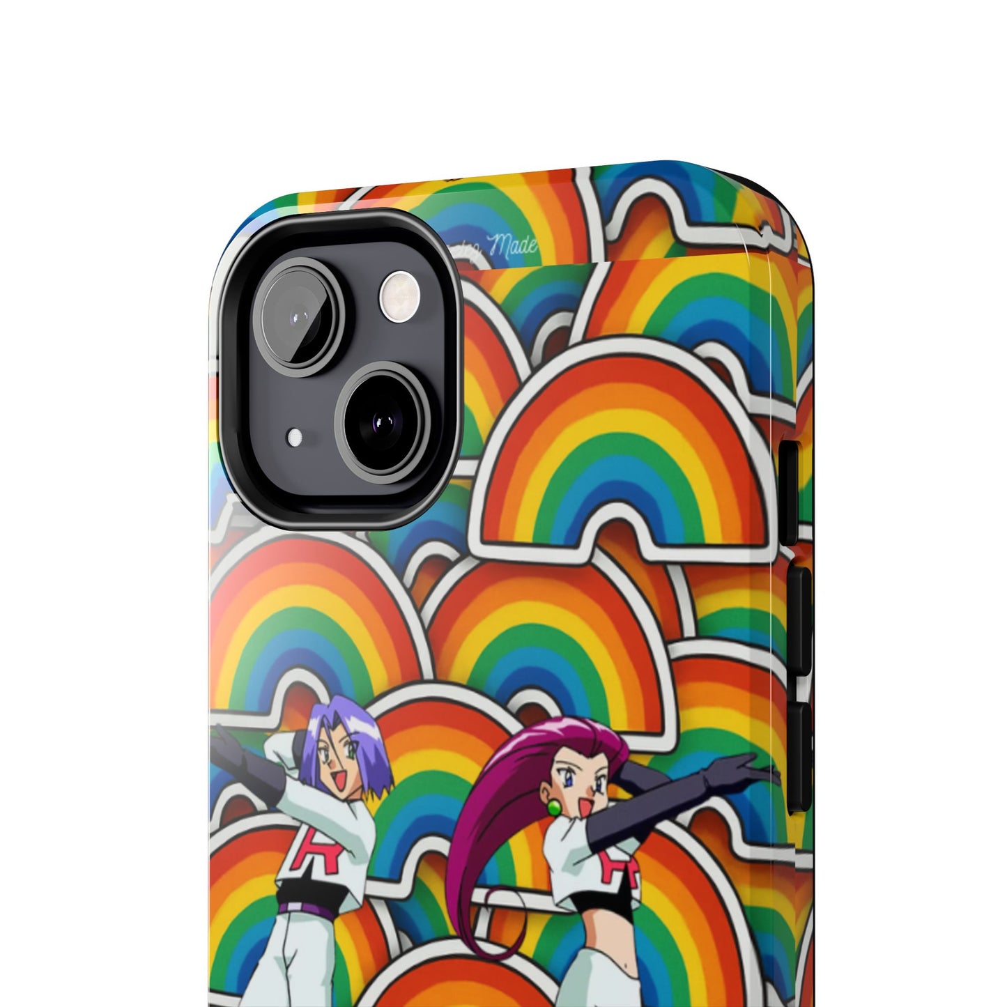 Los Angelez Made x Team Rocket Rainbow Emoji Tough Phone Case