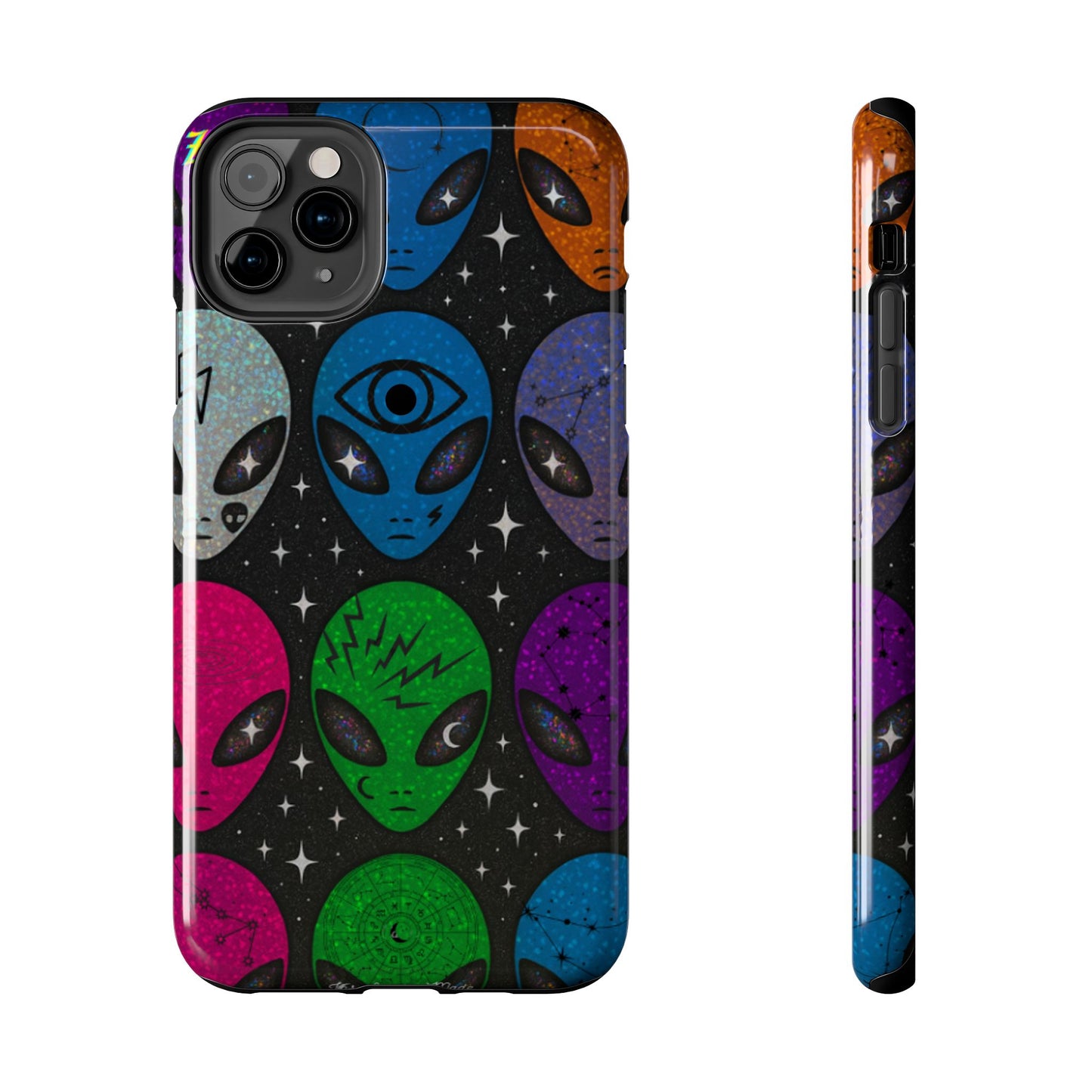Los Angelez Made x Y2K Alien Sticker Sheet Tough Phone Case