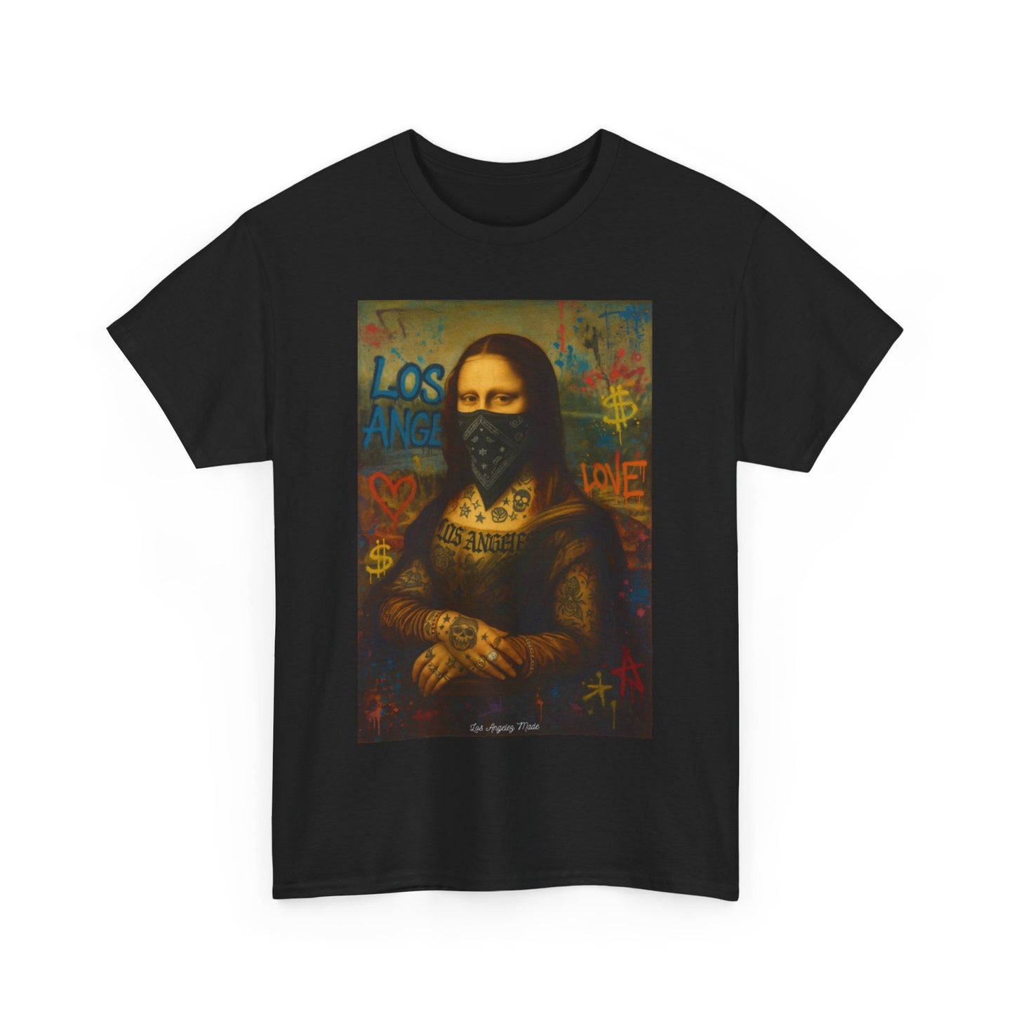 Los Angelez Made x L.A. Mona Lisa Unisex Heavy Cotton T-Shirt