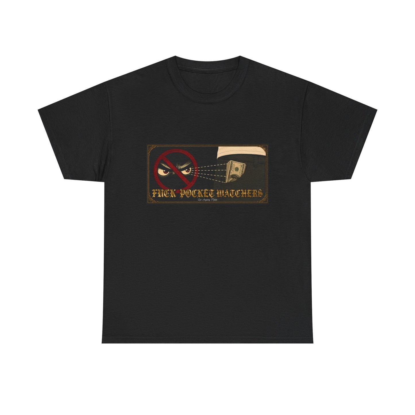 Los Angelez Made x Fuck Pocket Watchers Unisex Heavy Cotton T-Shirt