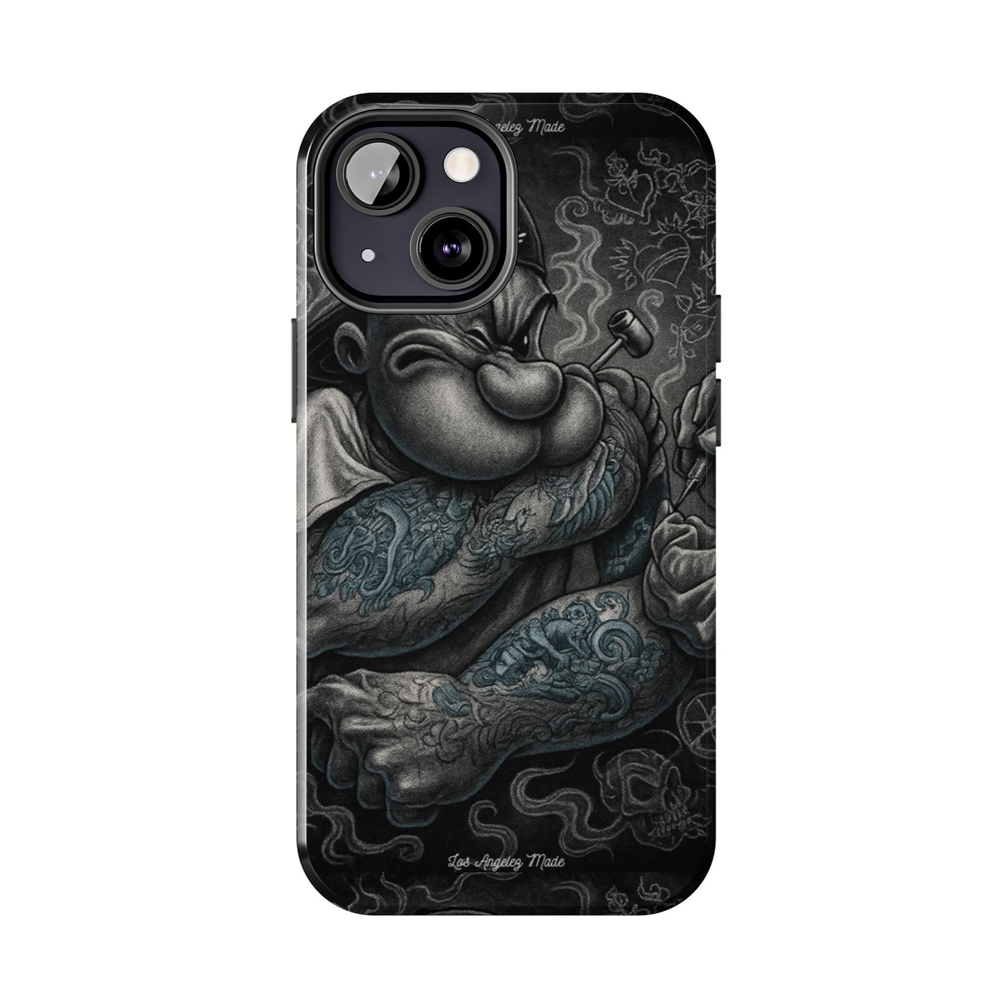 Los Angelez Made x Popeye Getting Tatted Tough Phone Case