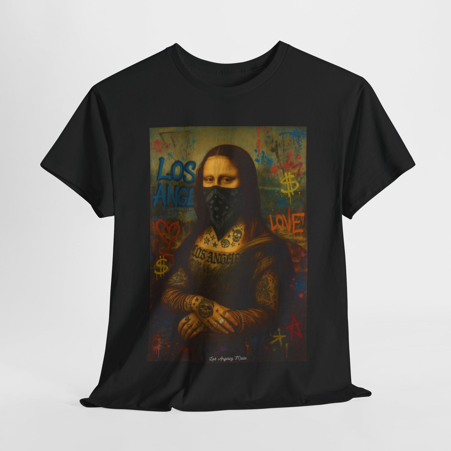 Los Angelez Made x L.A. Mona Lisa Unisex Heavy Cotton T-Shirt