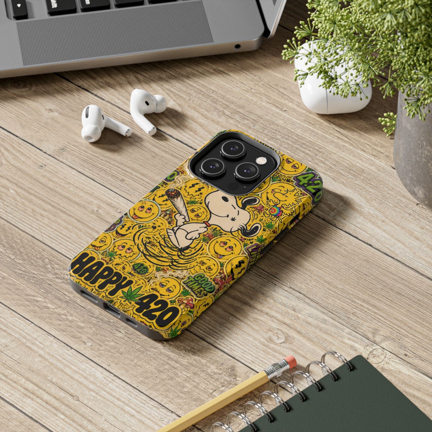 Los Angelez Made x 420 Happy Snoopy Tough Phone Case