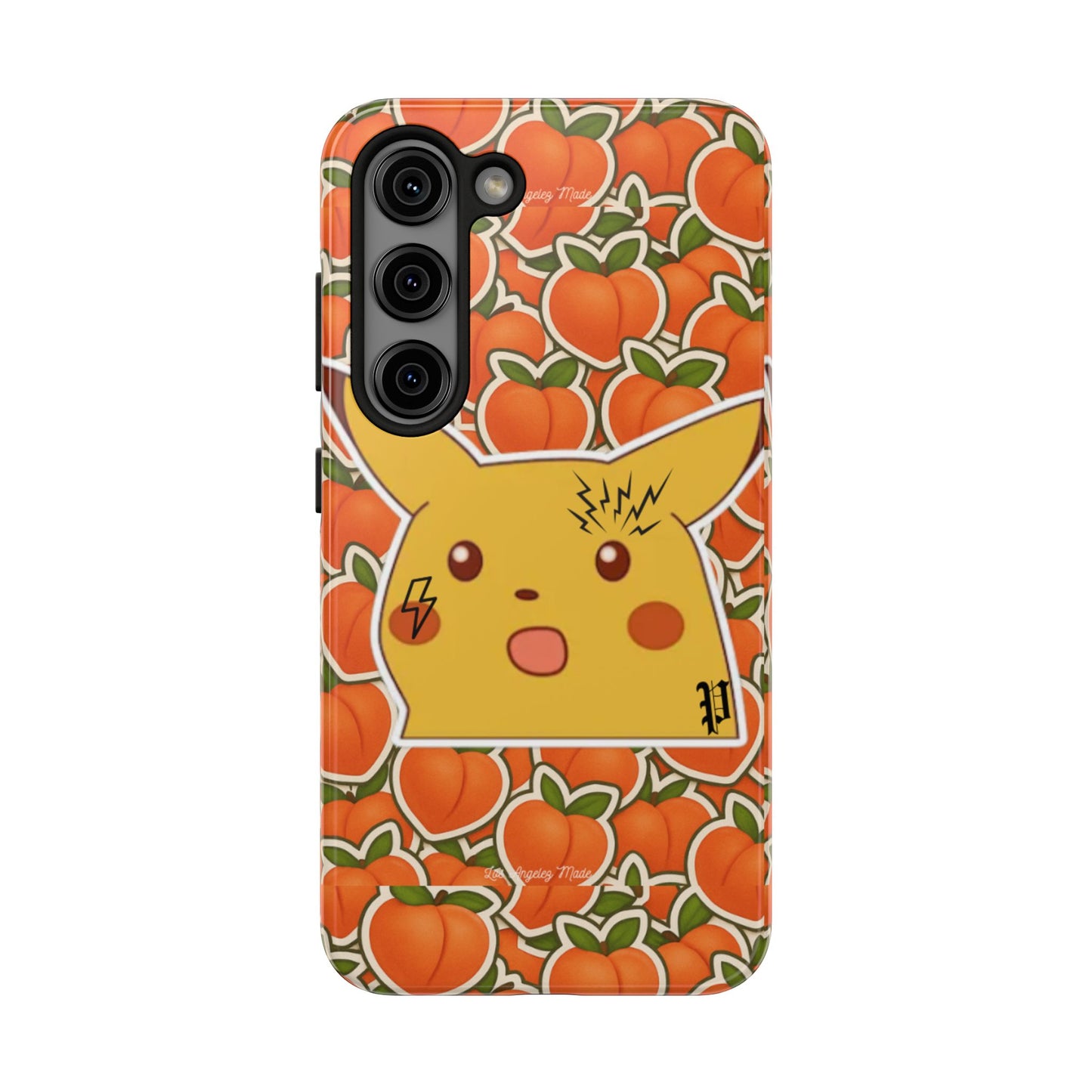 Los Angelez Made x Shocked Pika Peach Tough Phone Case