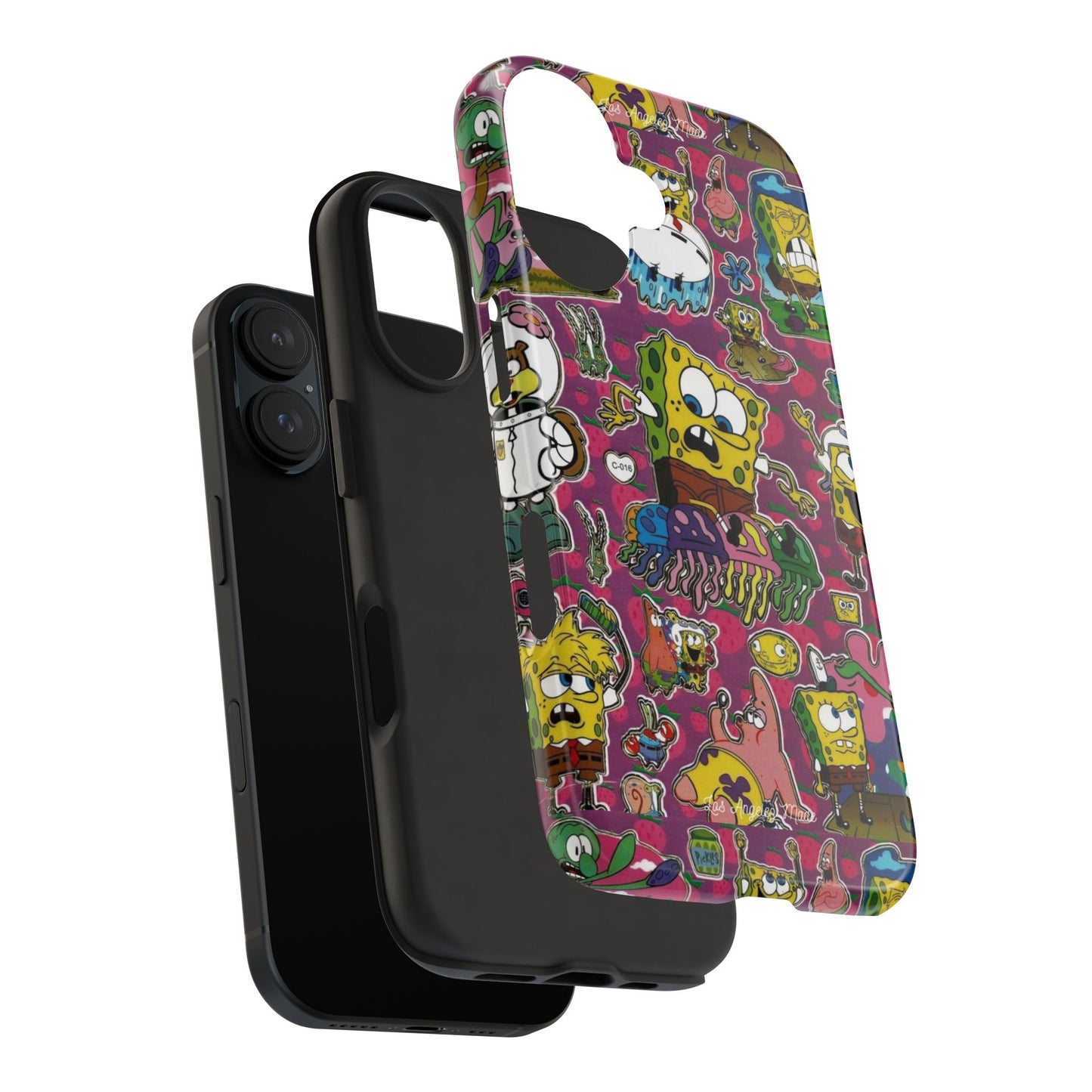 Los Angelez Made x SpongeBob Sticker Sheet Tough Phone Case