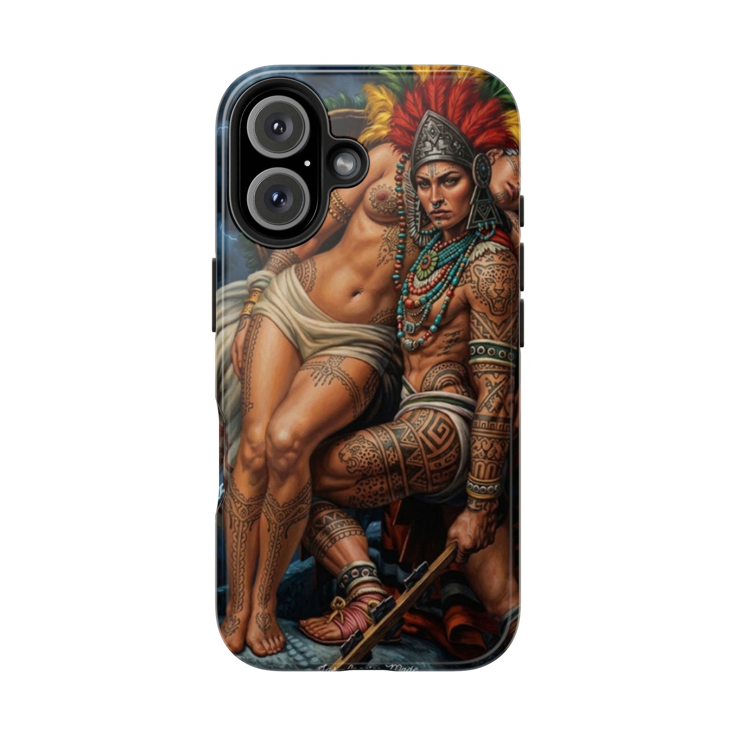 Los Angelez Made x Aztec Lesbian Pride Tough Phone Case