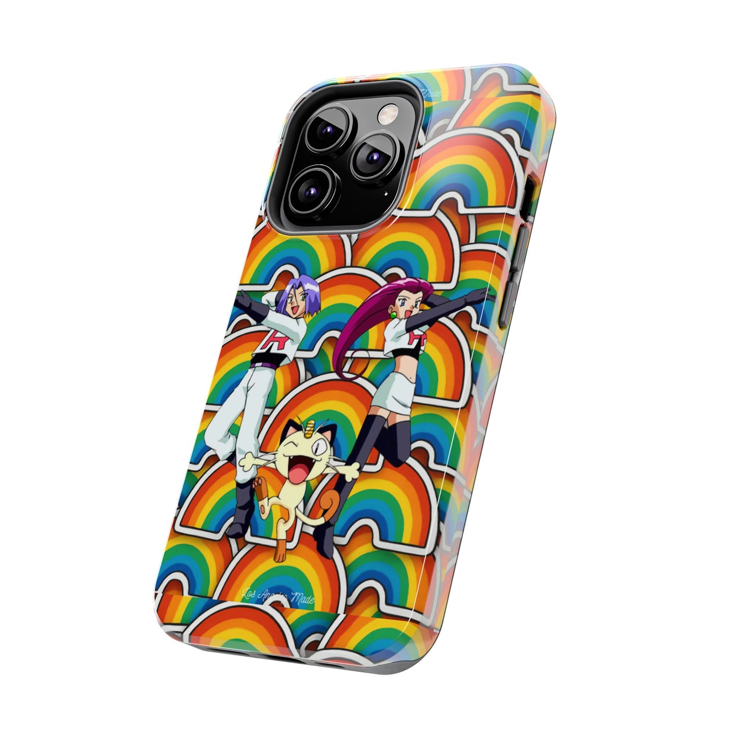 Los Angelez Made x Team Rocket Rainbow Emoji Tough Phone Case