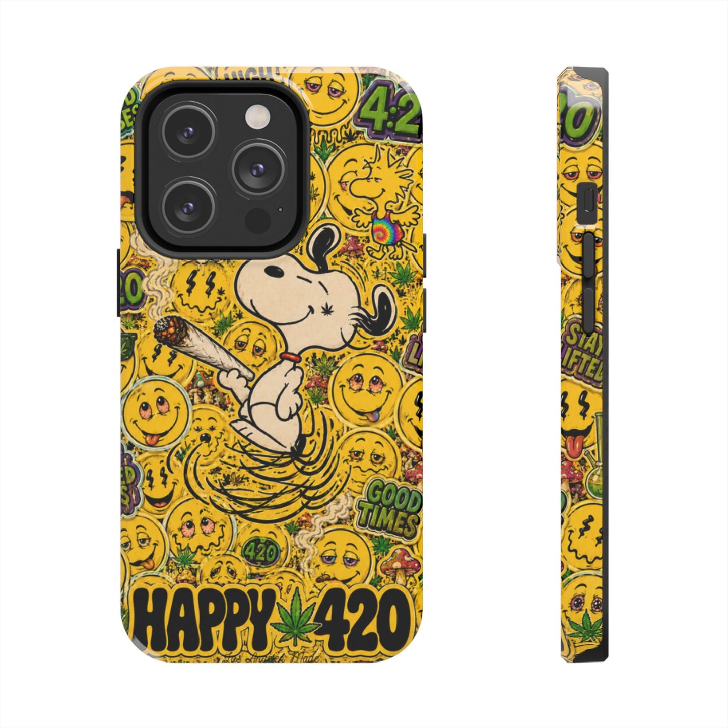 Los Angelez Made x 420 Happy Snoopy Tough Phone Case
