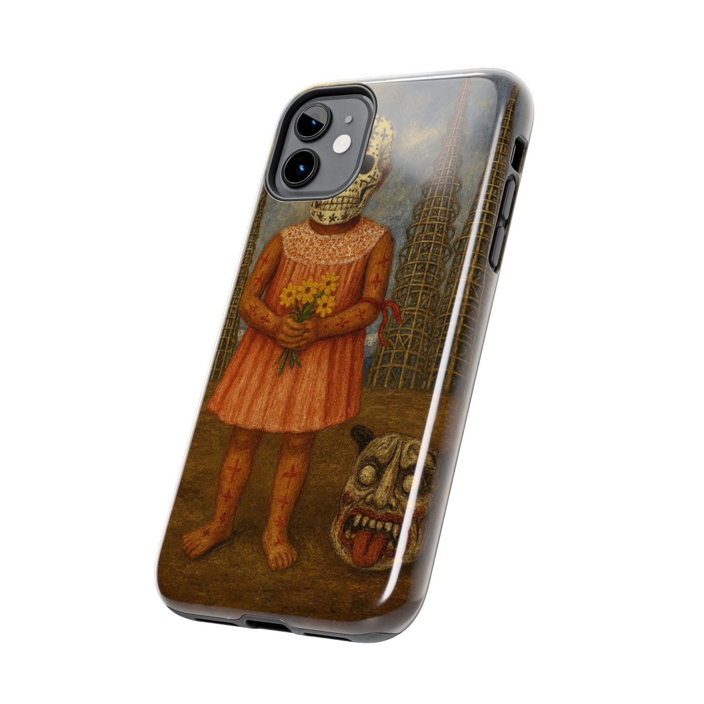 Los Angelez Made x Girl With Death Mask Tough Phone Case
