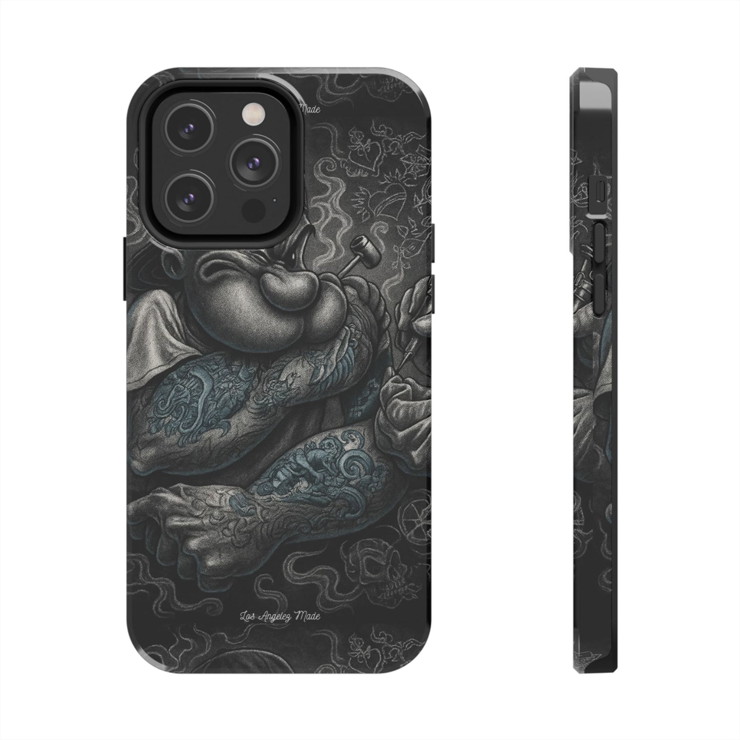 Los Angelez Made x Popeye Getting Tatted Tough Phone Case