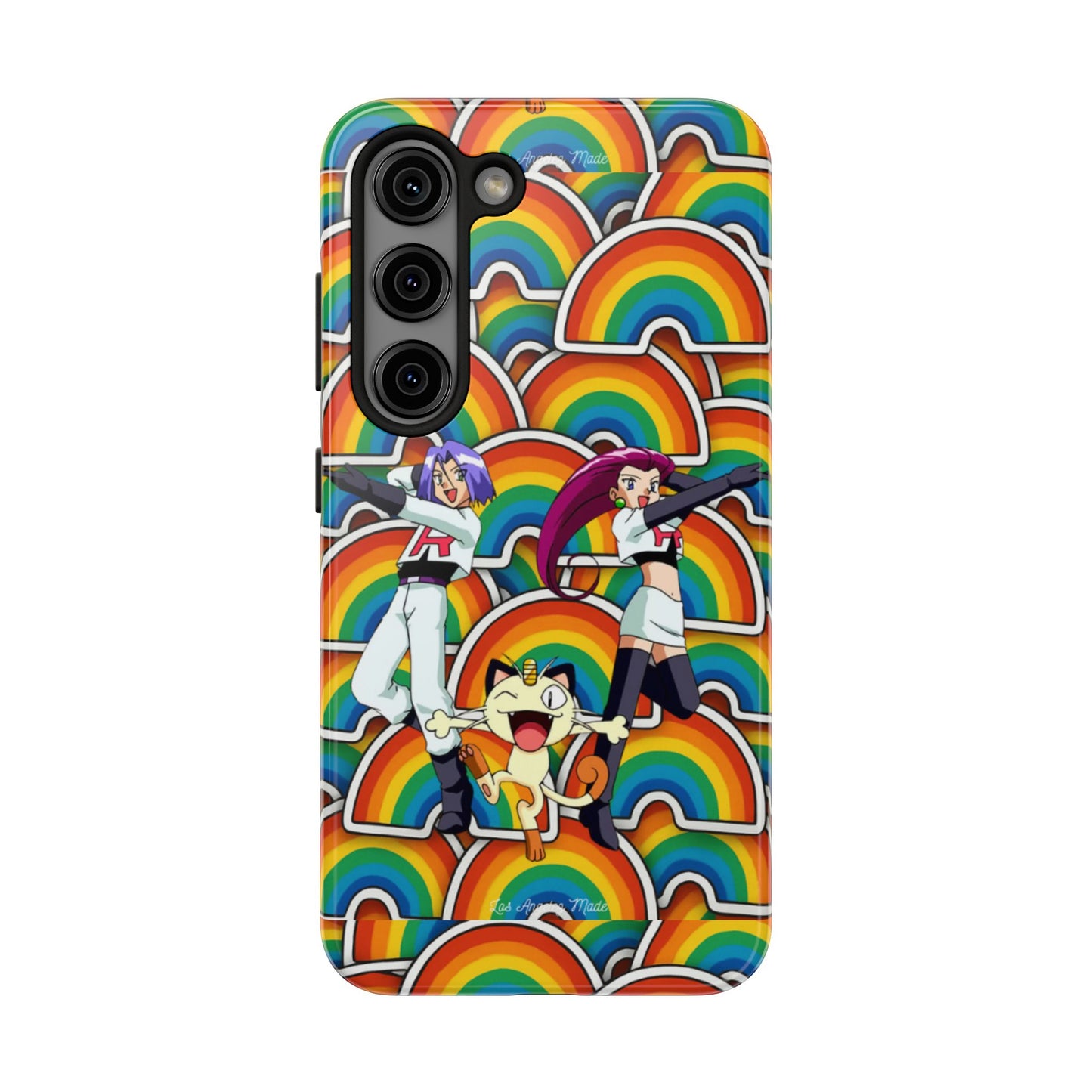 Los Angelez Made x Team Rocket Rainbow Emoji Tough Phone Case