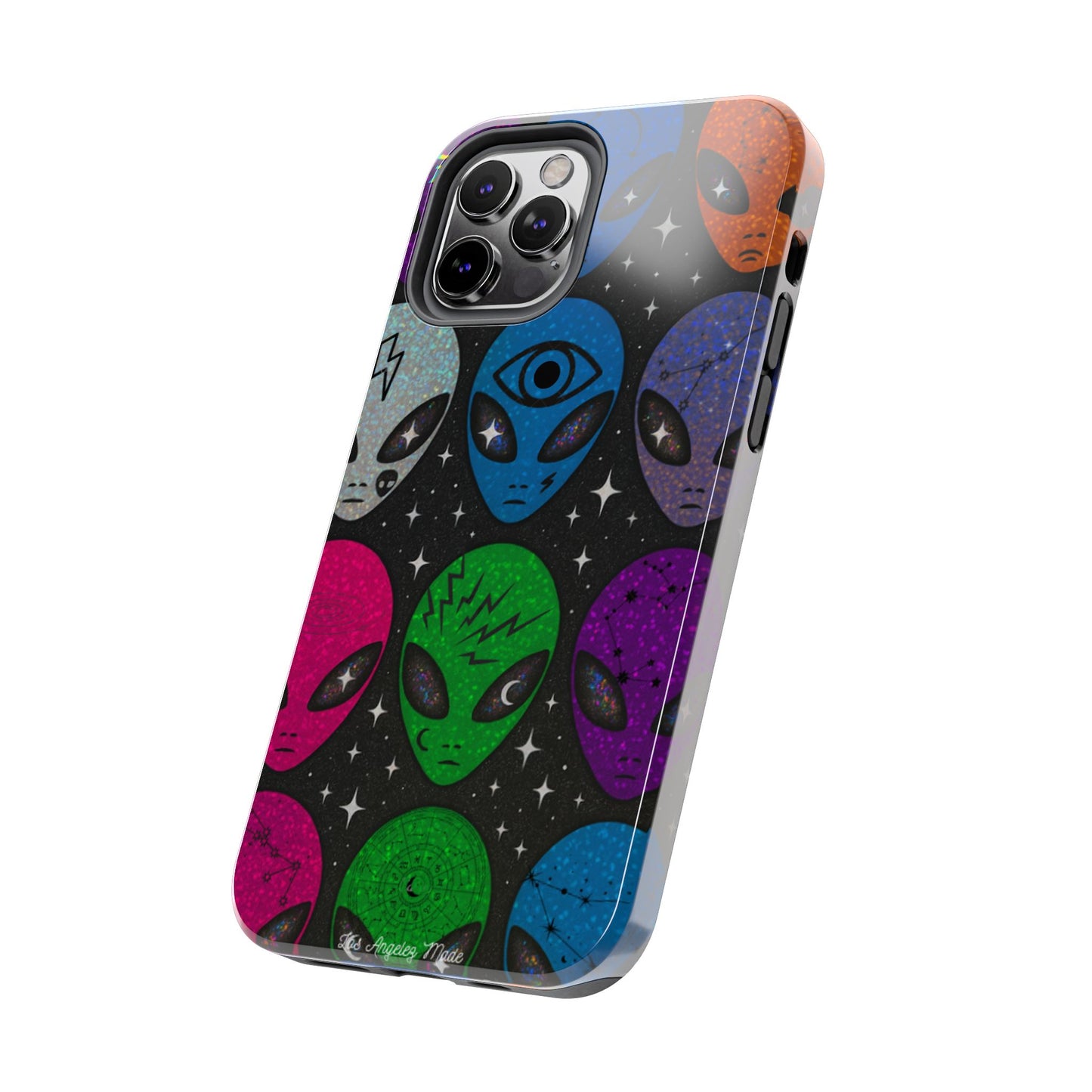 Los Angelez Made x Y2K Alien Sticker Sheet Tough Phone Case