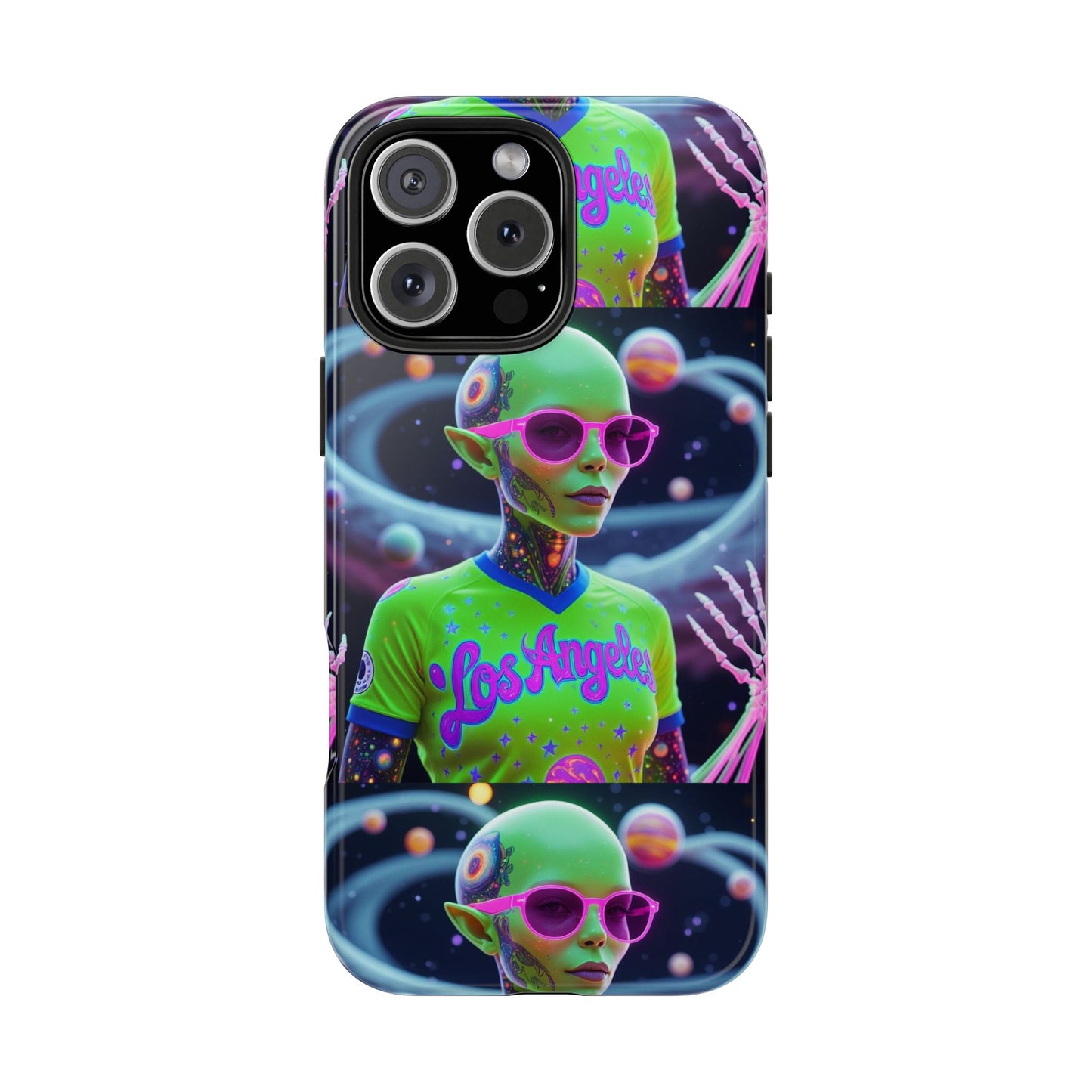 Los Angelez Made x Neon Alien Tough Phone Case
