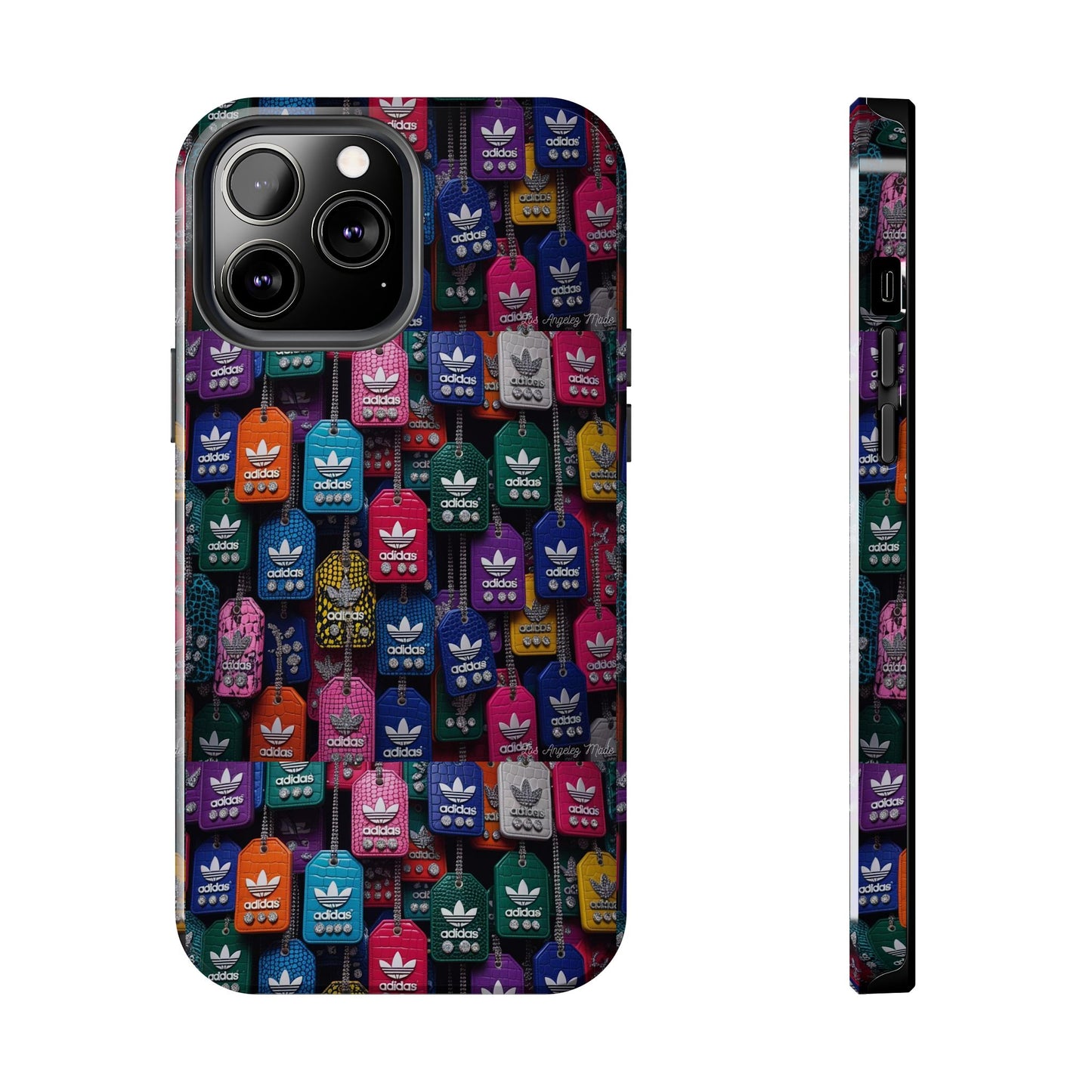 Los Angelez Made x Adidas Leather Tags Tough Phone Case