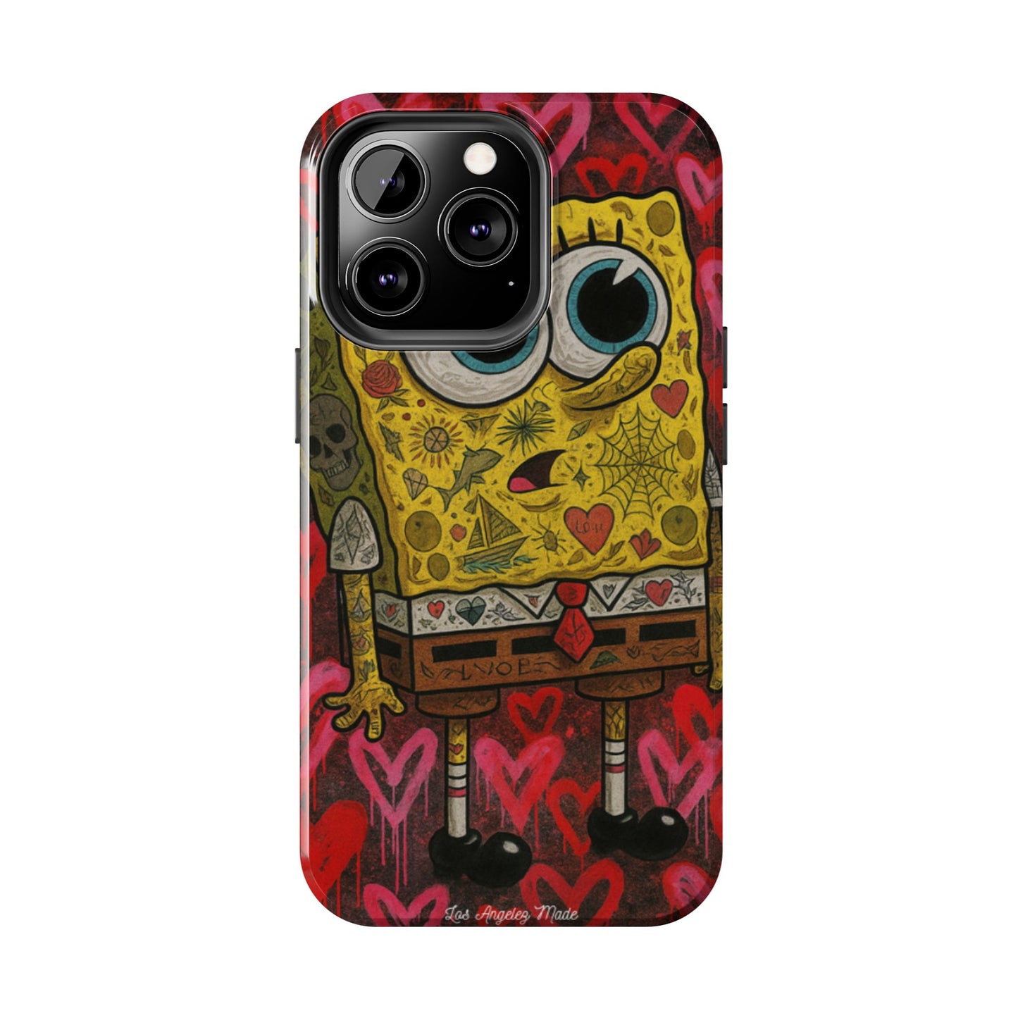 Los Angelez Made x Tatted Spongebob Tough Phone Case