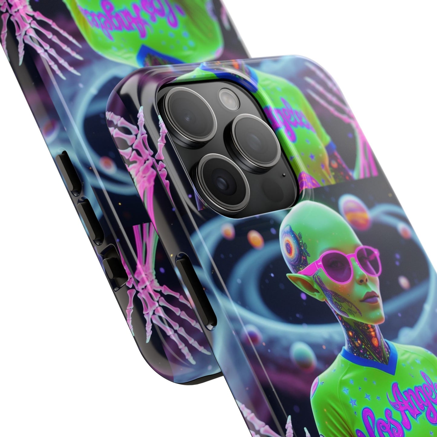 Los Angelez Made x Neon Alien Tough Phone Case
