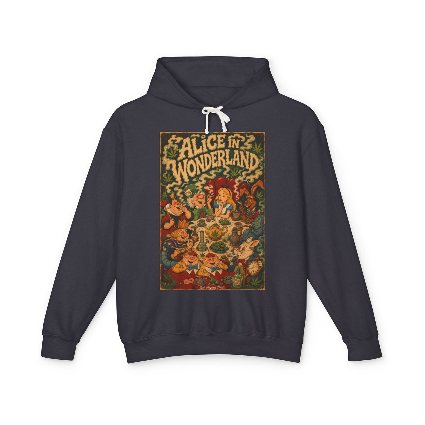 Los Angelez Made x Alice in Wonderland Hoodie Unisex Lightweight Hooded Sweatshirt
