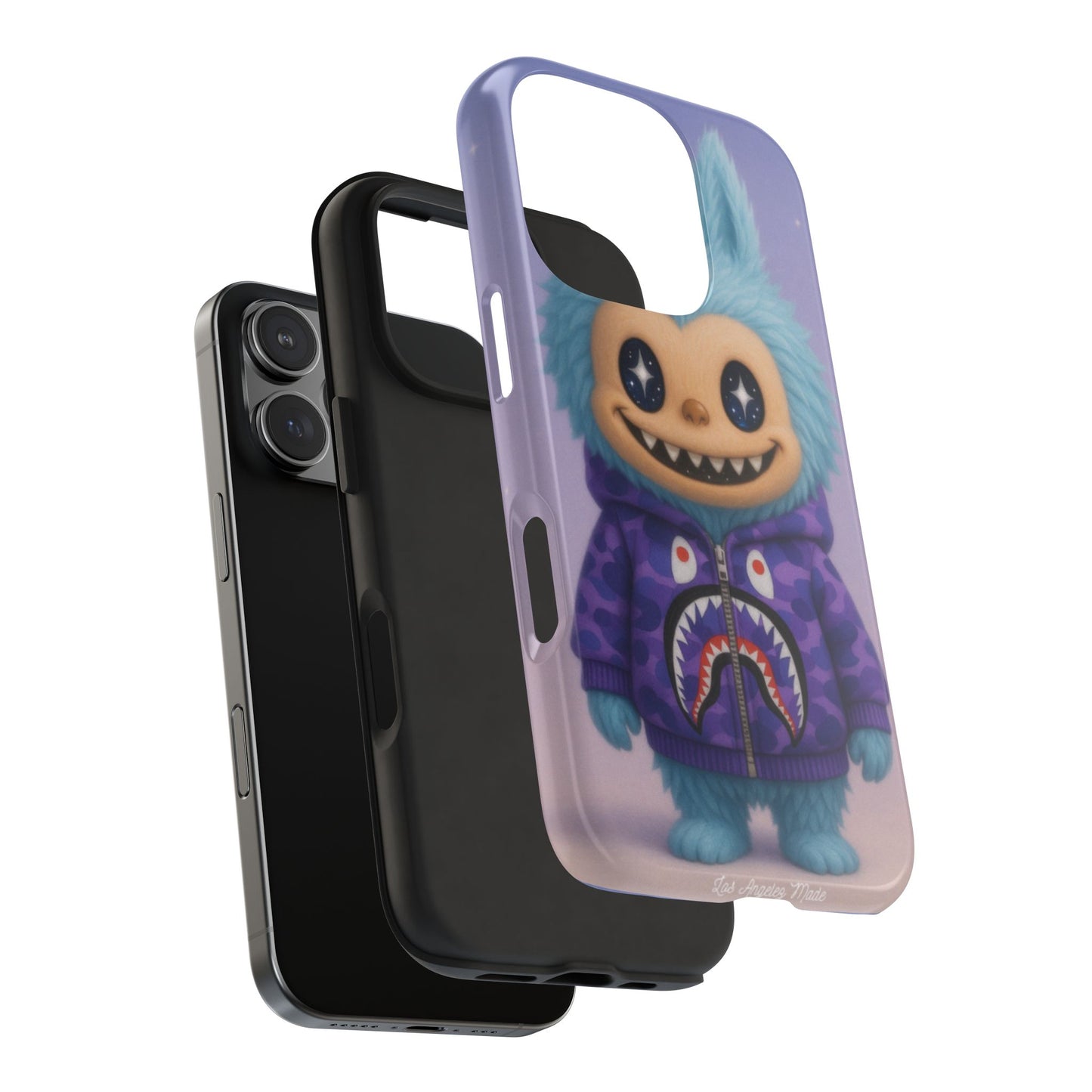 Los Angelez Made x Labubu BAPE Hoodie Tough Phone Case