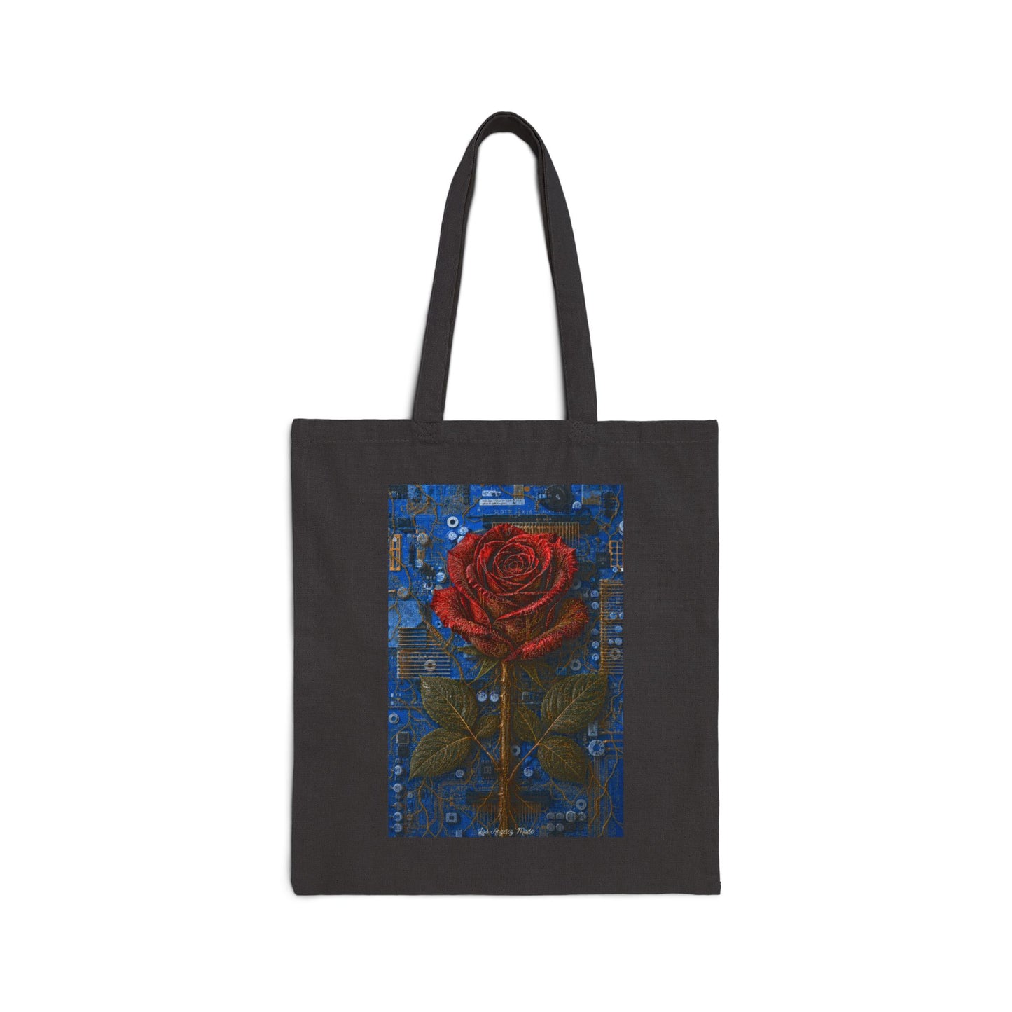 Los Angelez Made x Wired Bloom Canvas Tote Bag