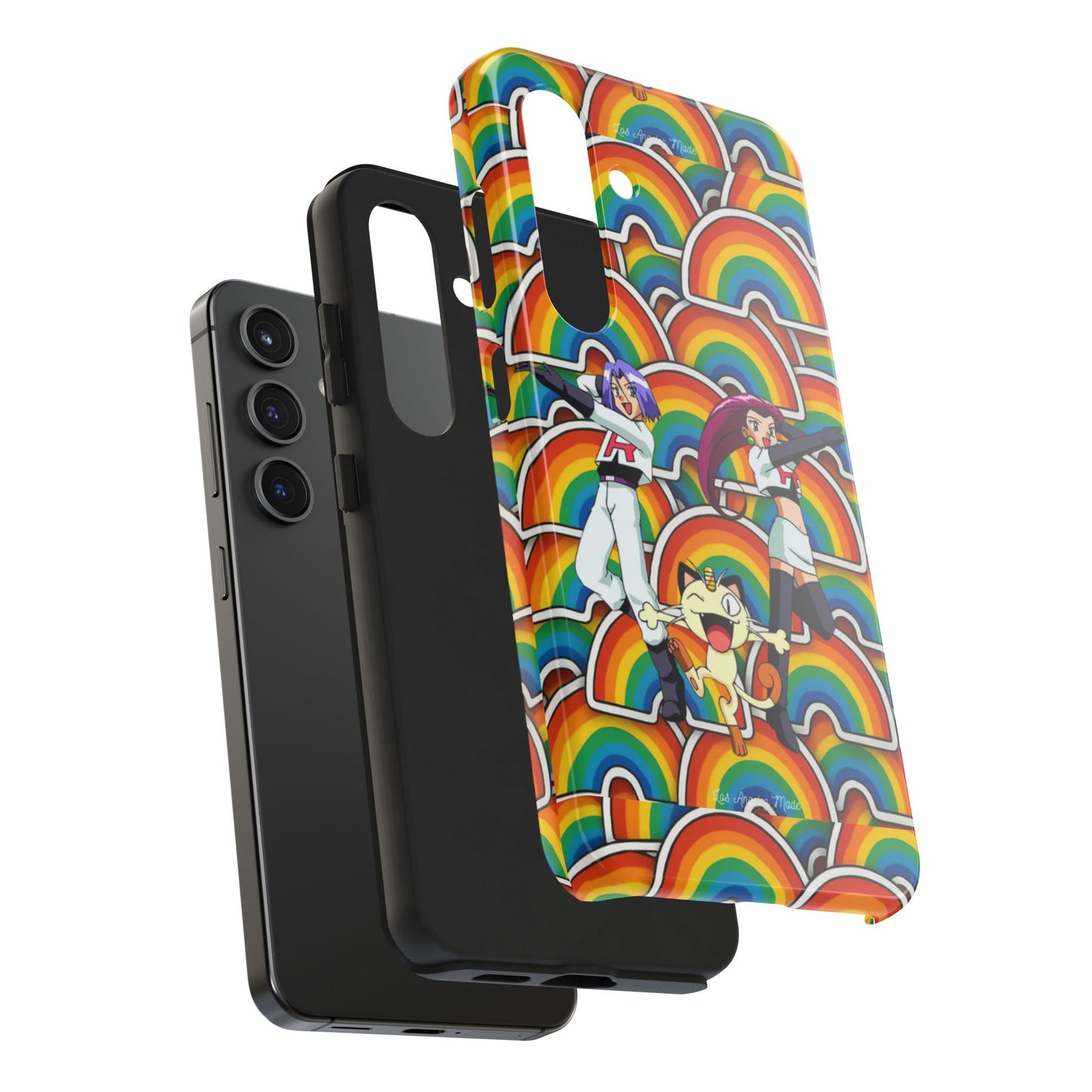 Los Angelez Made x Team Rocket Rainbow Emoji Tough Phone Case