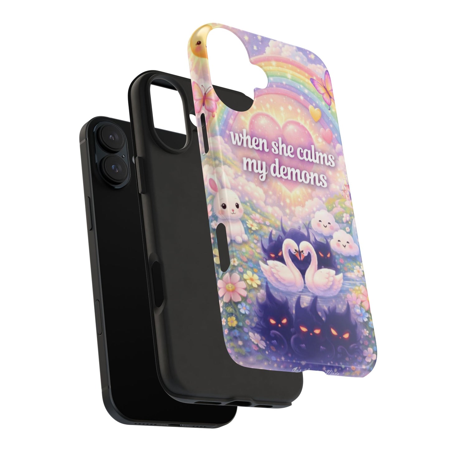 Los Angelez Made x ''When She Calms My Demons'' Tough Phone Case