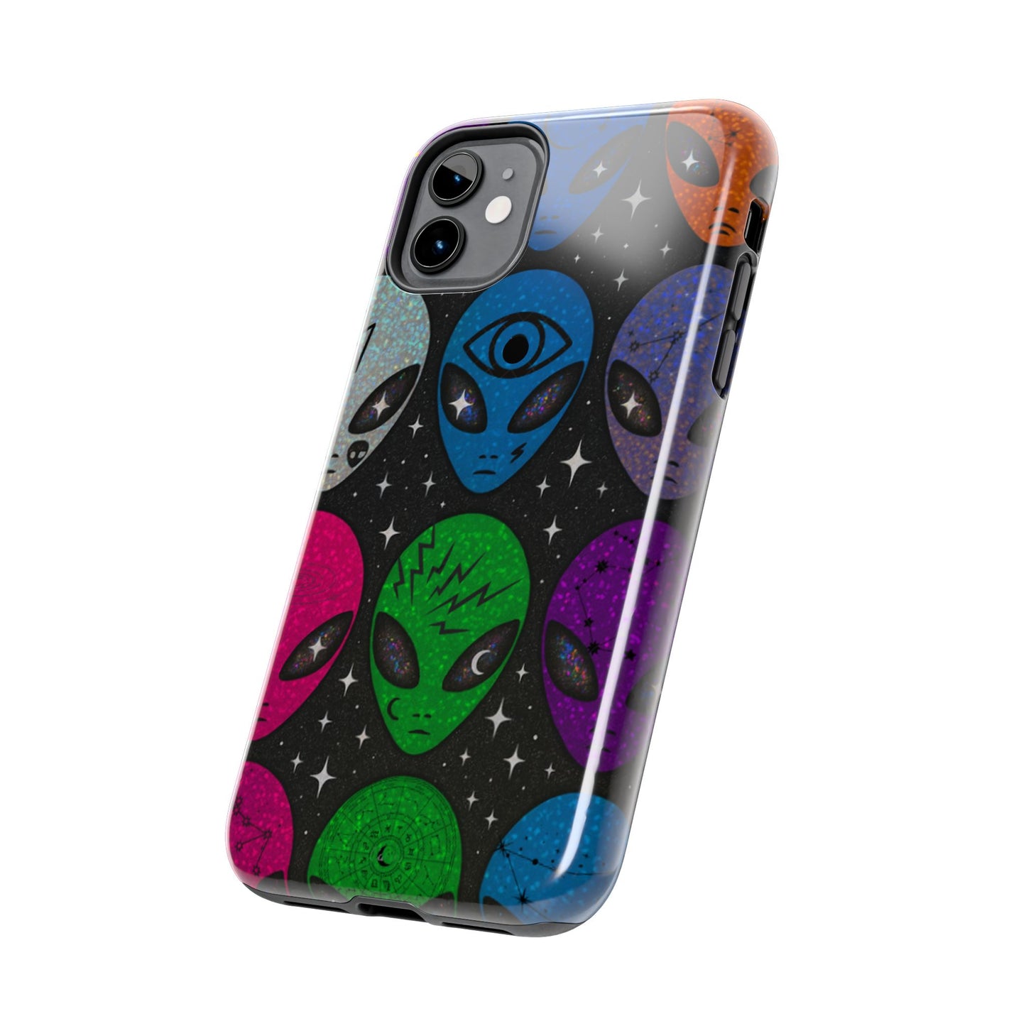 Los Angelez Made x Y2K Alien Sticker Sheet Tough Phone Case