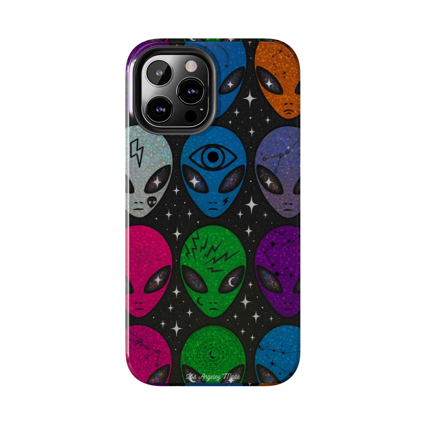 Los Angelez Made x Y2K Alien Sticker Sheet Tough Phone Case