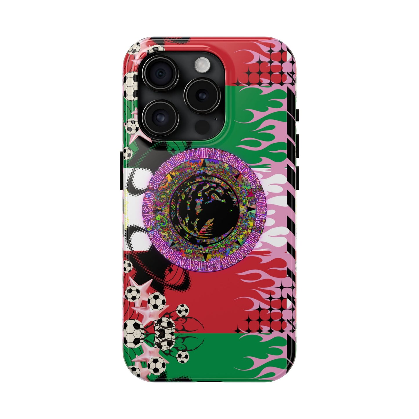 Los Angelez Made x Mexican Flag Tough Phone Case
