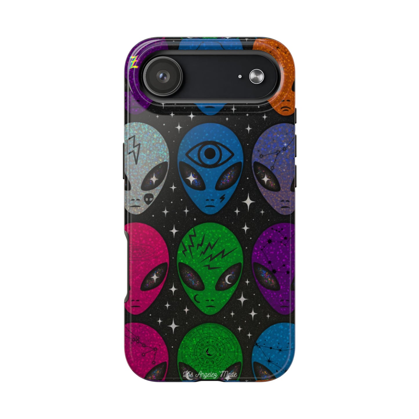 Los Angelez Made x Y2K Alien Sticker Sheet Tough Phone Case
