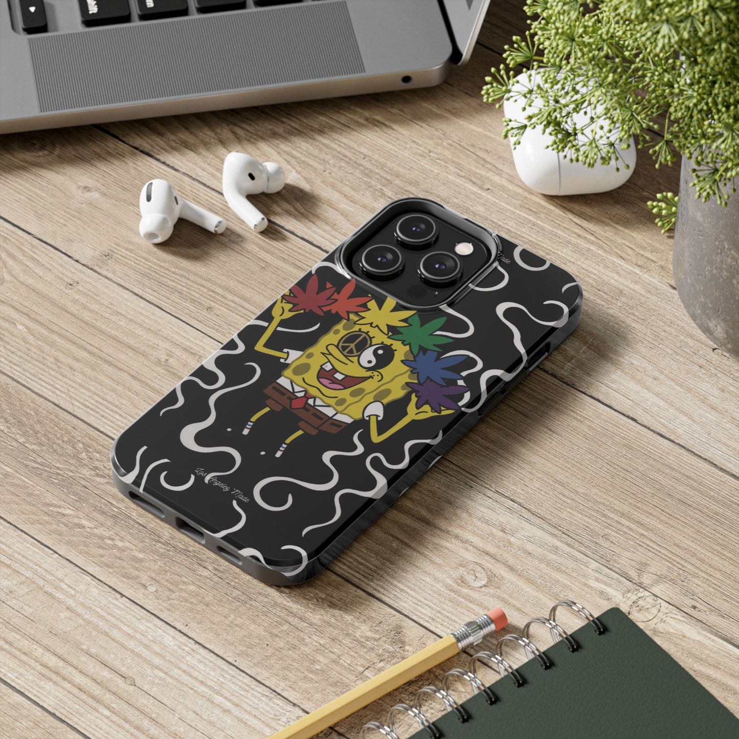 Los Angelez Made x Psychedelic Spongebob Squarepants Tough Phone Case