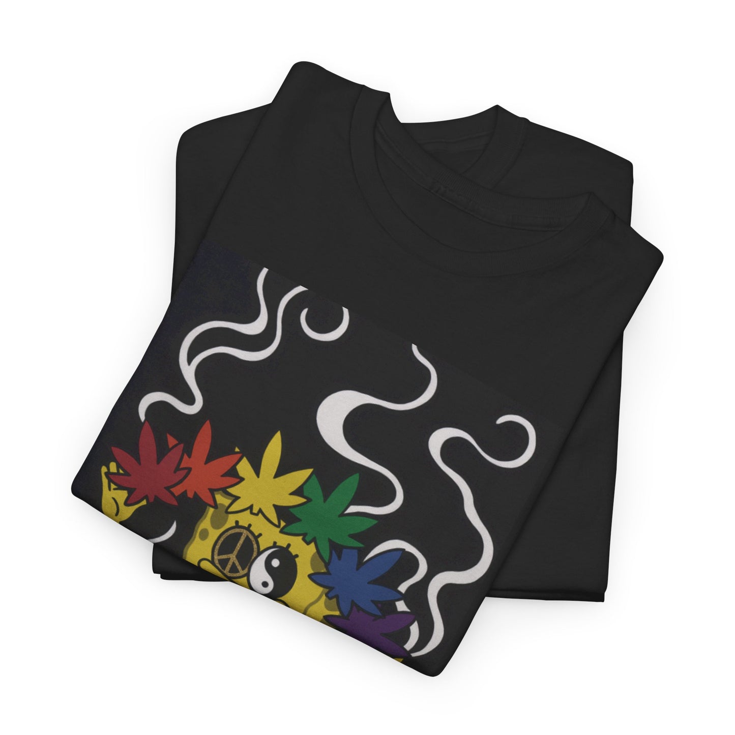 Los Angelez Made x Psychedelic Spongebob Squarepants  Unisex Heavy Cotton T-Shirt
