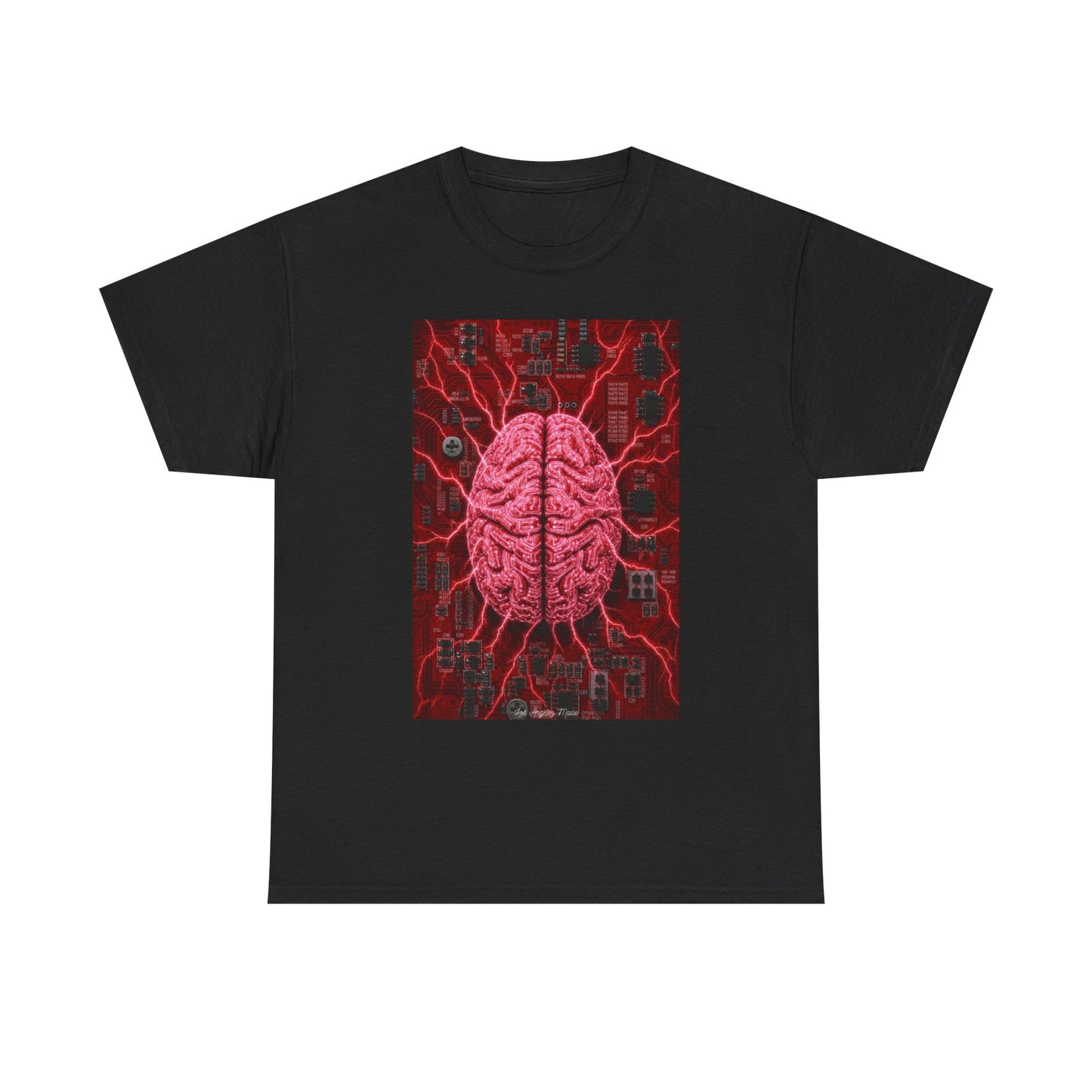 Los Angelez Made x Neural Circuit Unisex Heavy Cotton T-Shirt