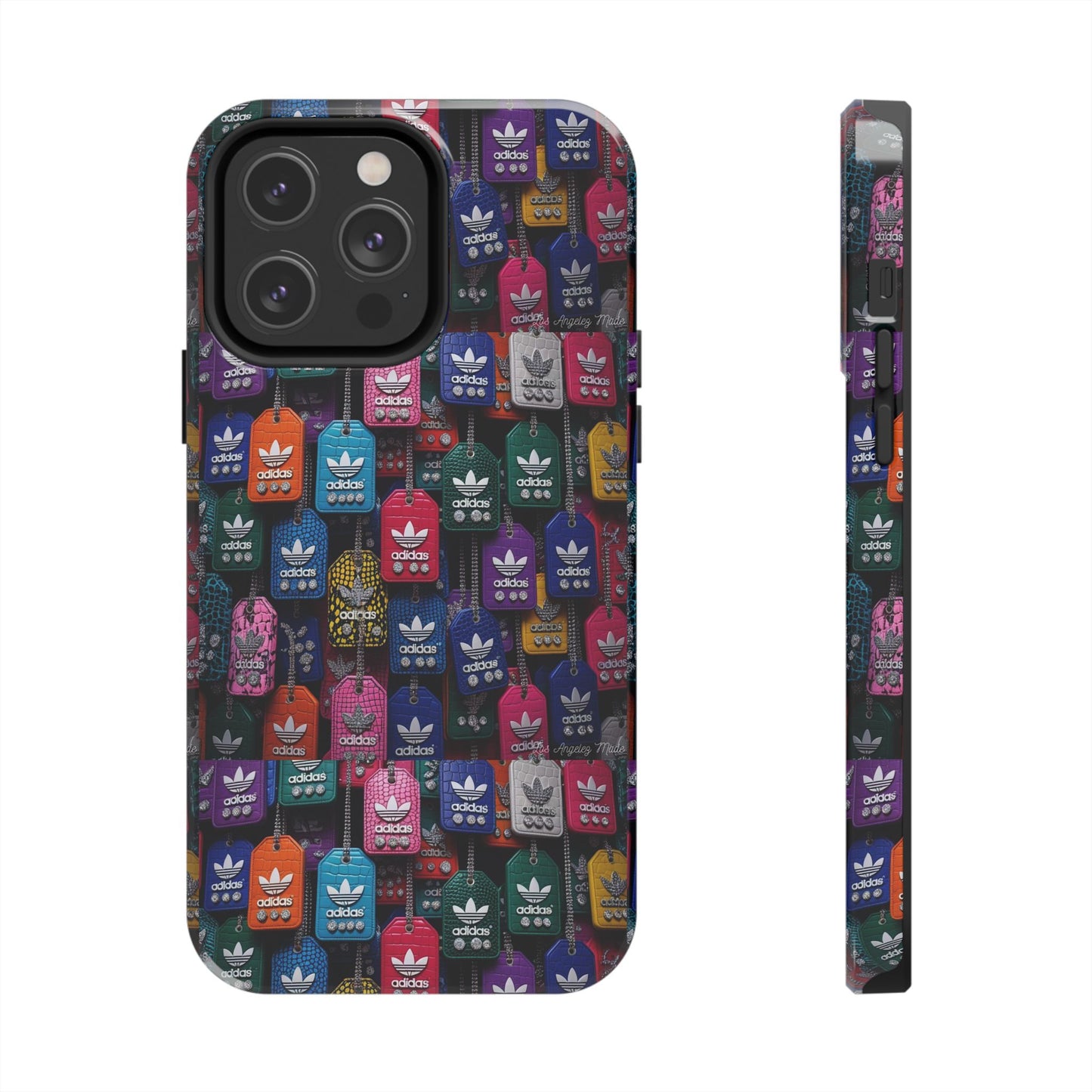 Los Angelez Made x Adidas Leather Tags Tough Phone Case