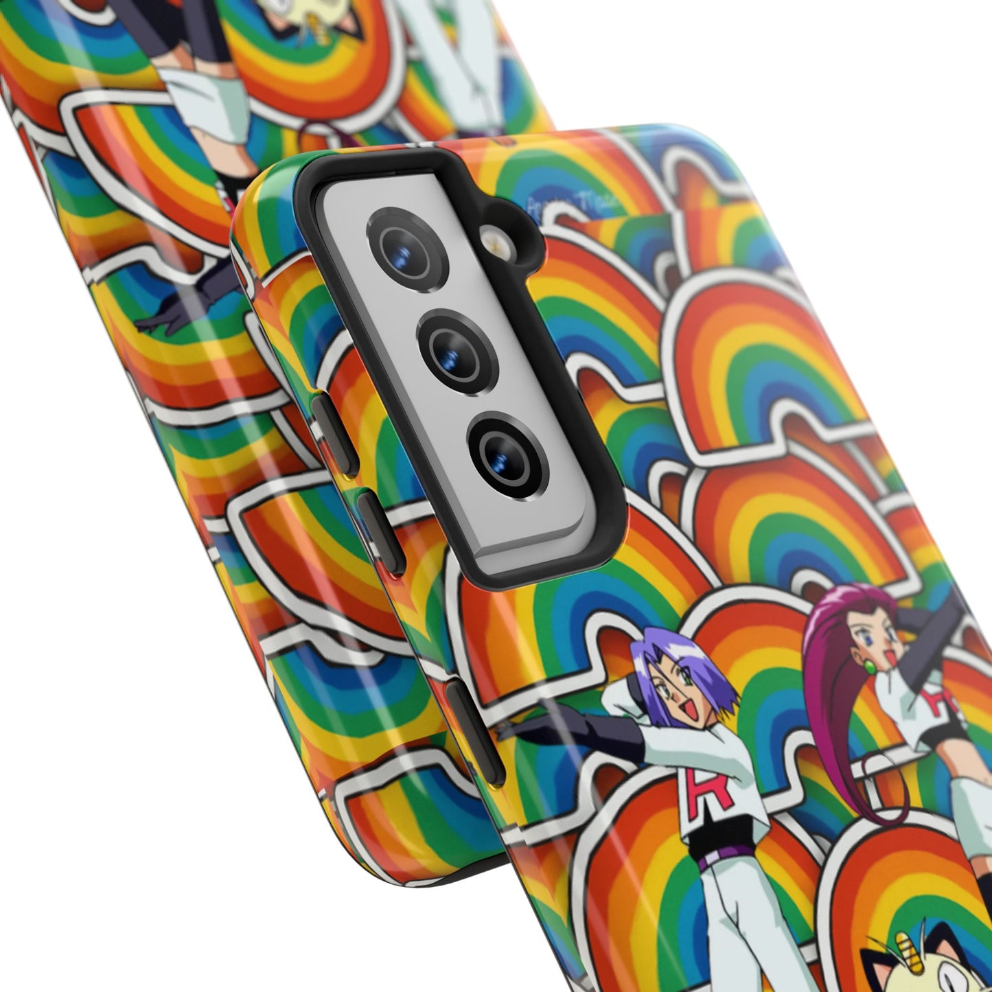Los Angelez Made x Team Rocket Rainbow Emoji Tough Phone Case