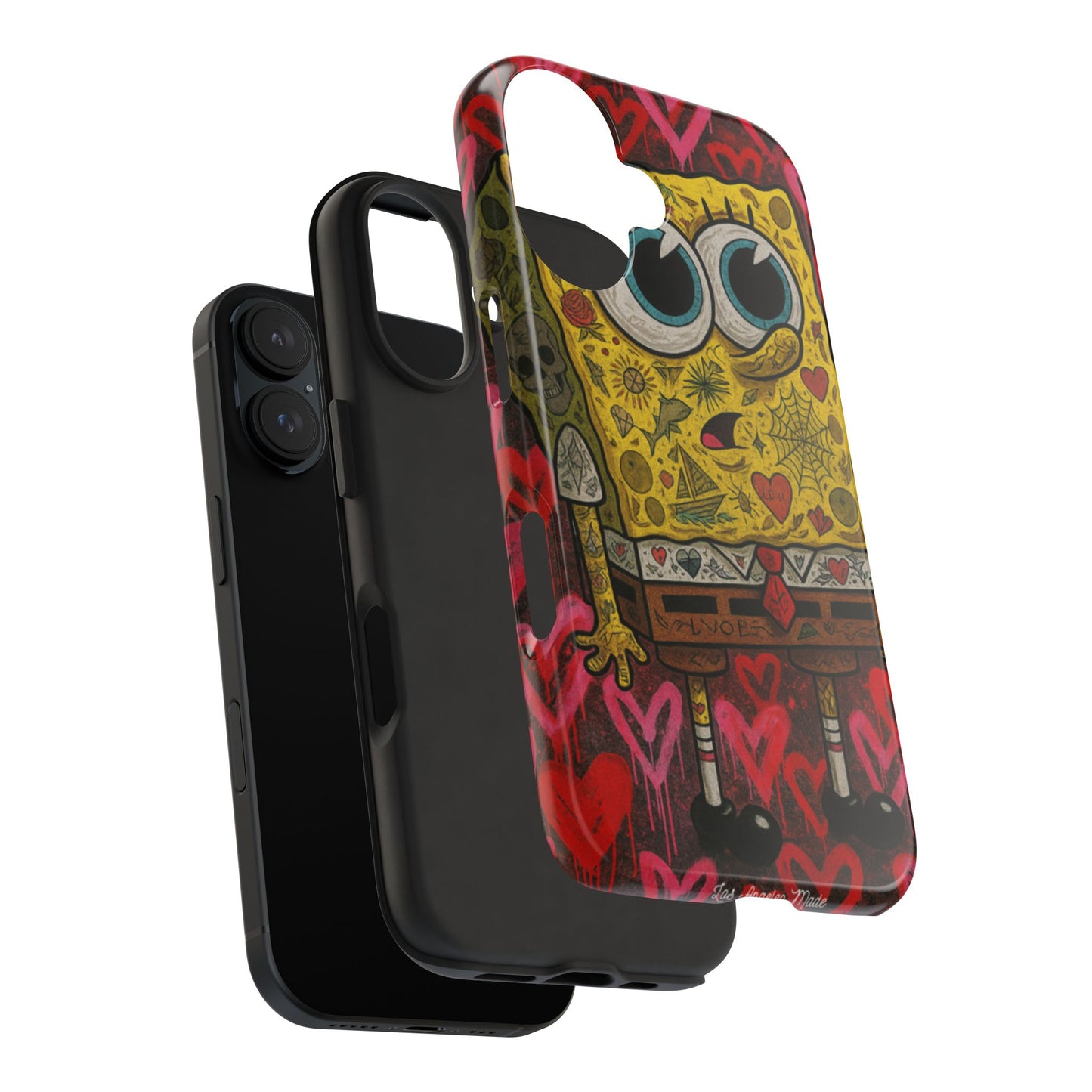 Los Angelez Made x Tatted Spongebob Tough Phone Case