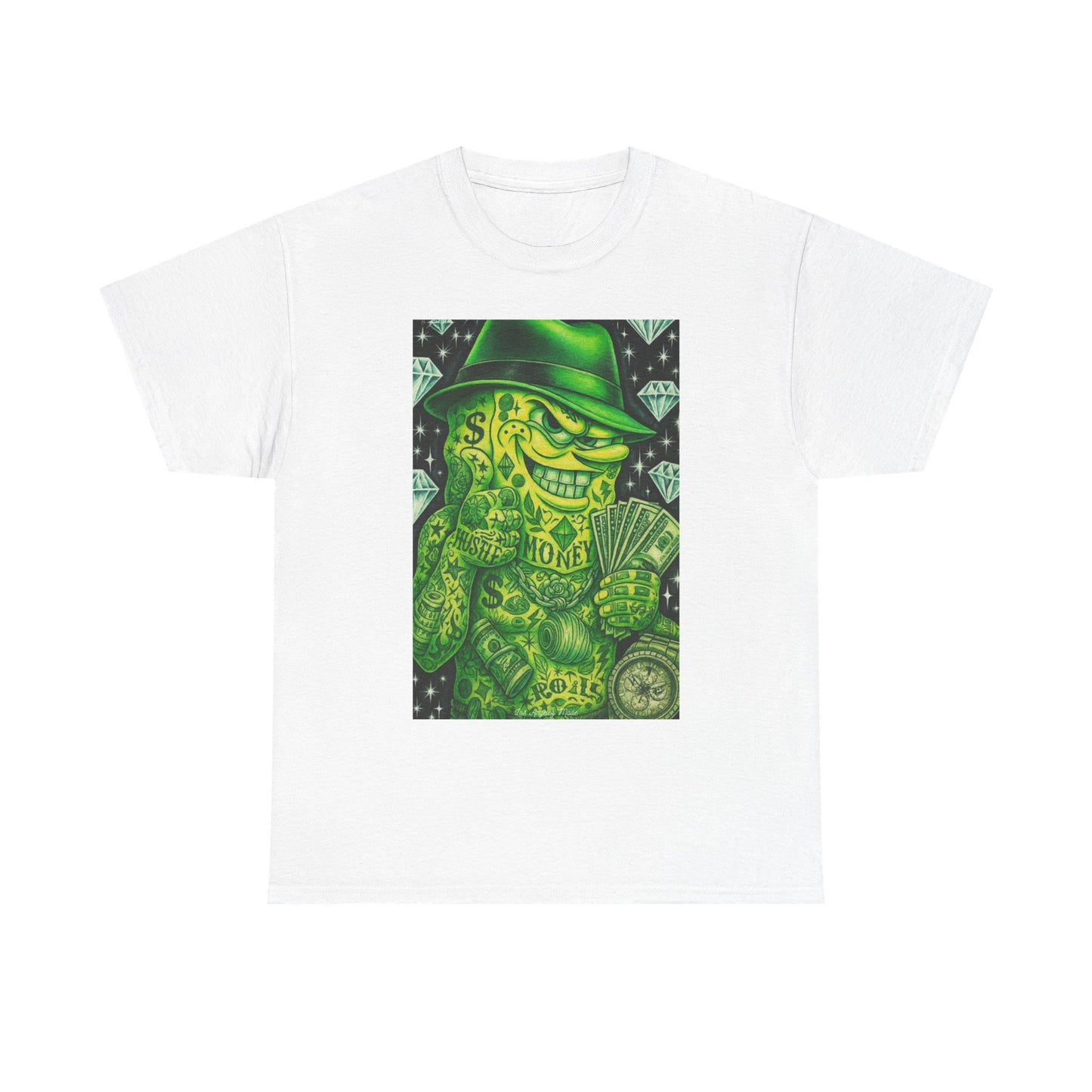 Los Angelez Made x Spongebob Hustler Unisex Heavy Cotton T-Shirt